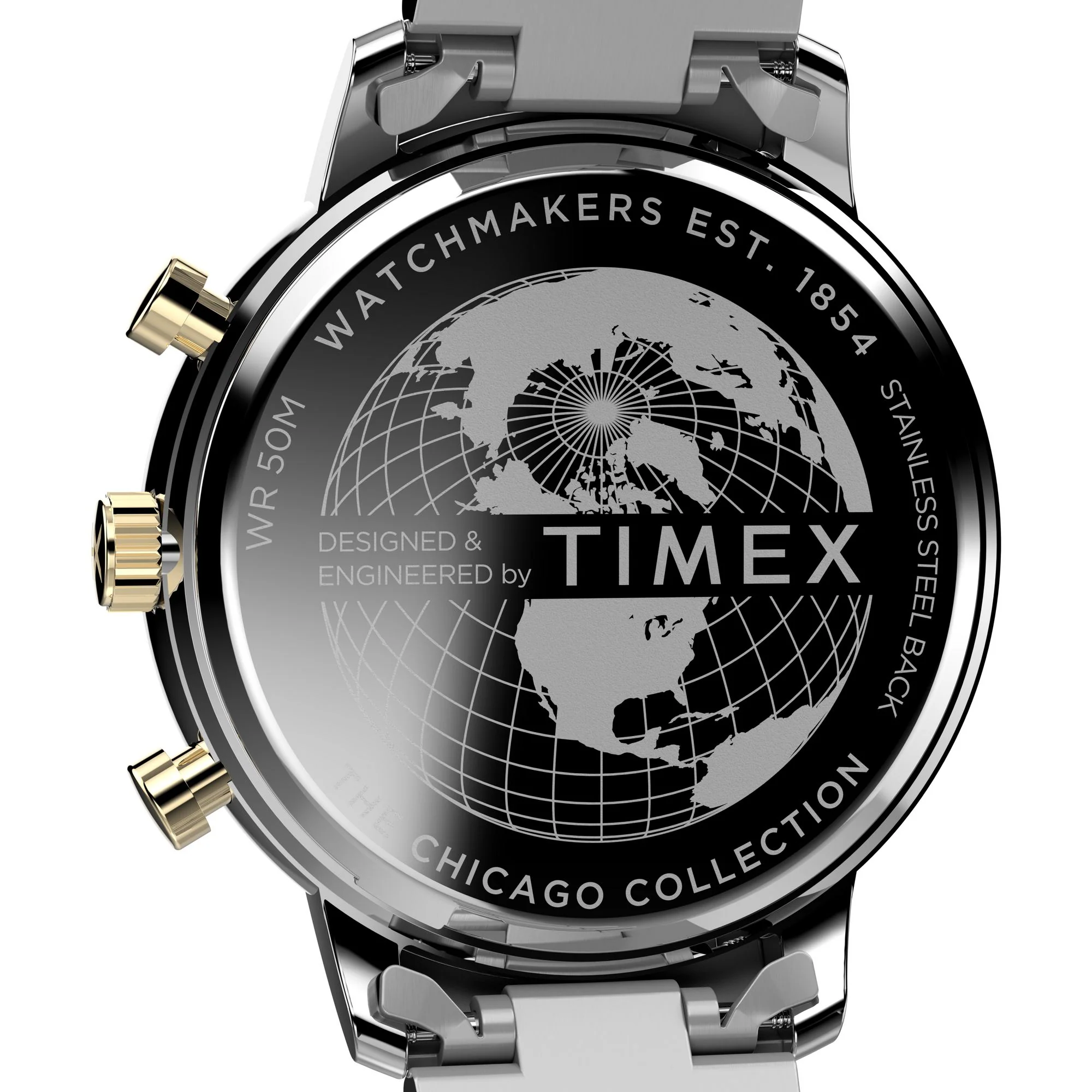 Chicago 45mm Stainless Steel Bracelet Watch - Image 3