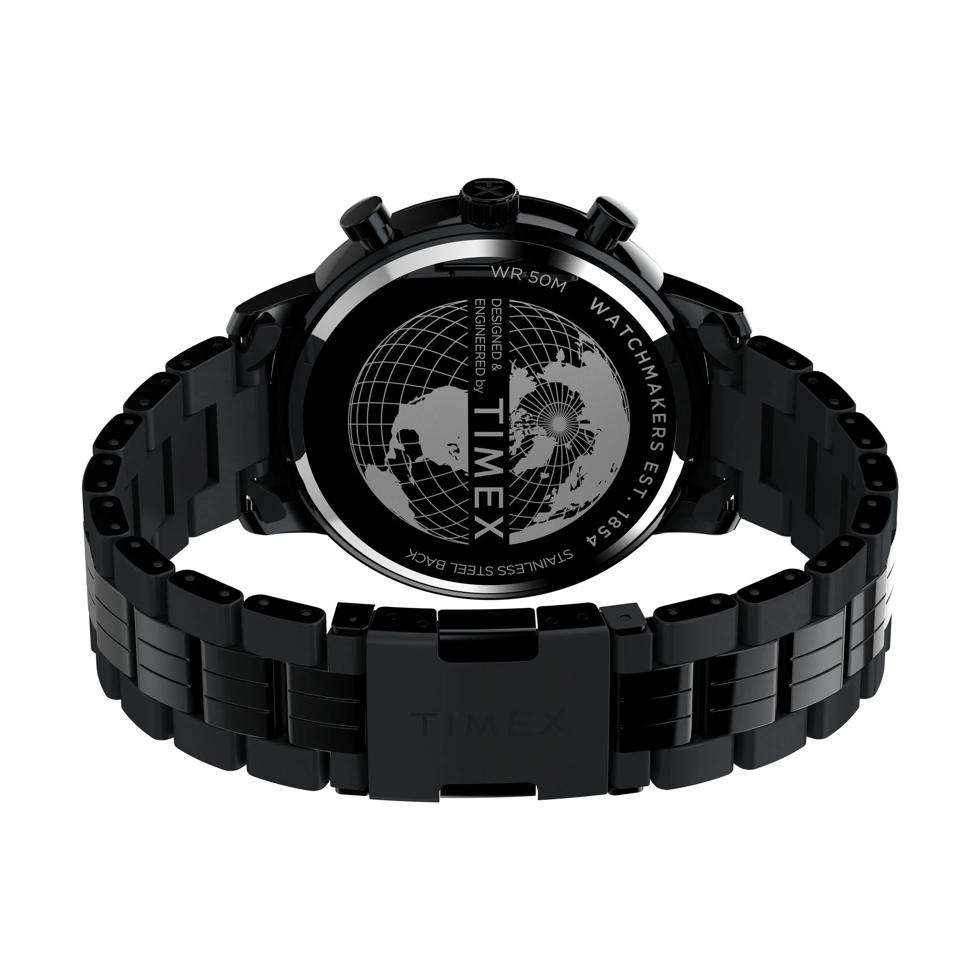 TIMEX Trend Men Black Round Dial Analog Watch - TW2W13400UJ - Image 4