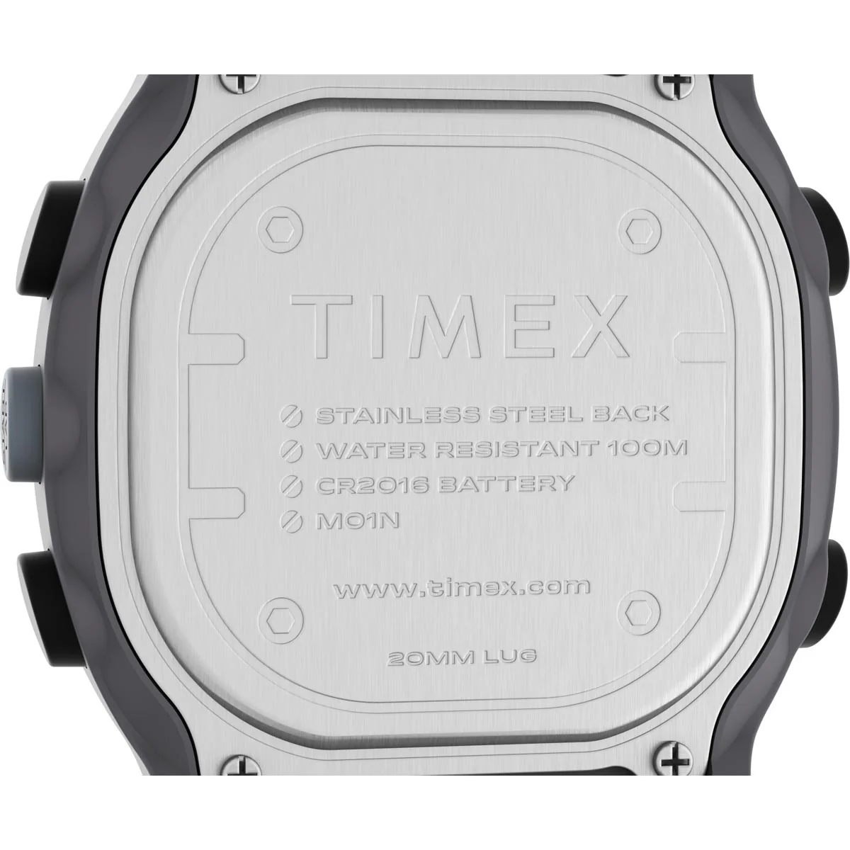 Timex Global Unisex Gray Dial  Case Soft-Silicone-Rubber-Strap Function Watch -TW5M35300 - Image 5