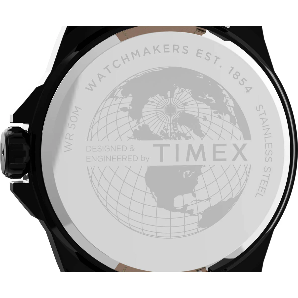 Essex Avenue 44mm Leather Strap Watch - Image 4
