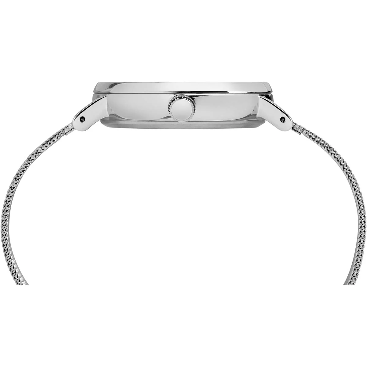 Timex Global Women's Silver-Tone Dial  Case Stainless-Steel-Mesh-Bracelet Function Watch -TW2R26600 - Image 2