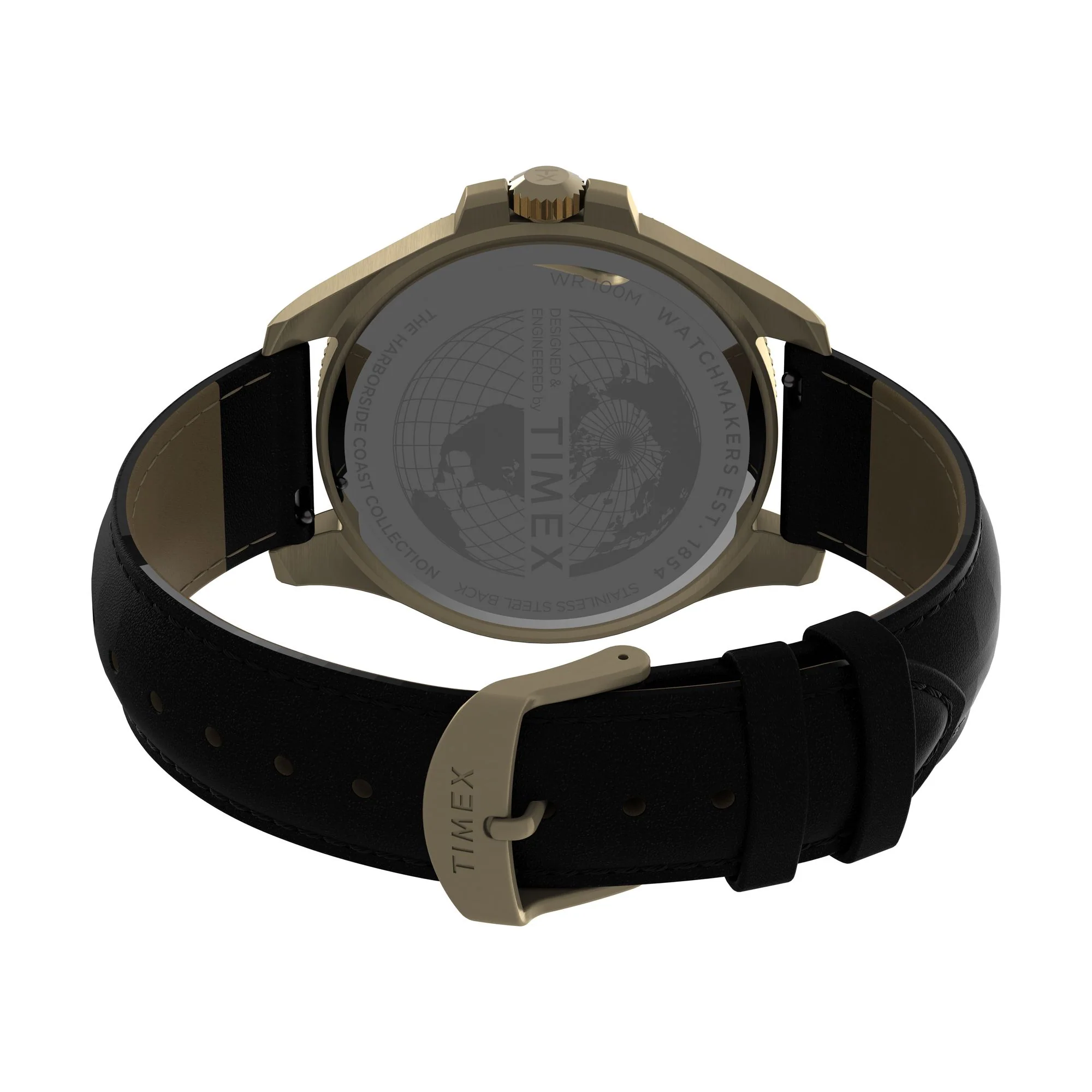 Harborside Coast 43mm Leather Strap Watch - Image 3