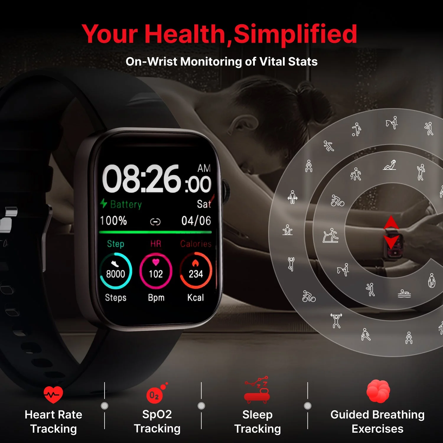 iConnect by Timex Navigator 1.83 inches (4.6cm) Display with Turn By Turn Navigation & BT Calling Smartwatch For Unisex - TWIXW900T - Image 4