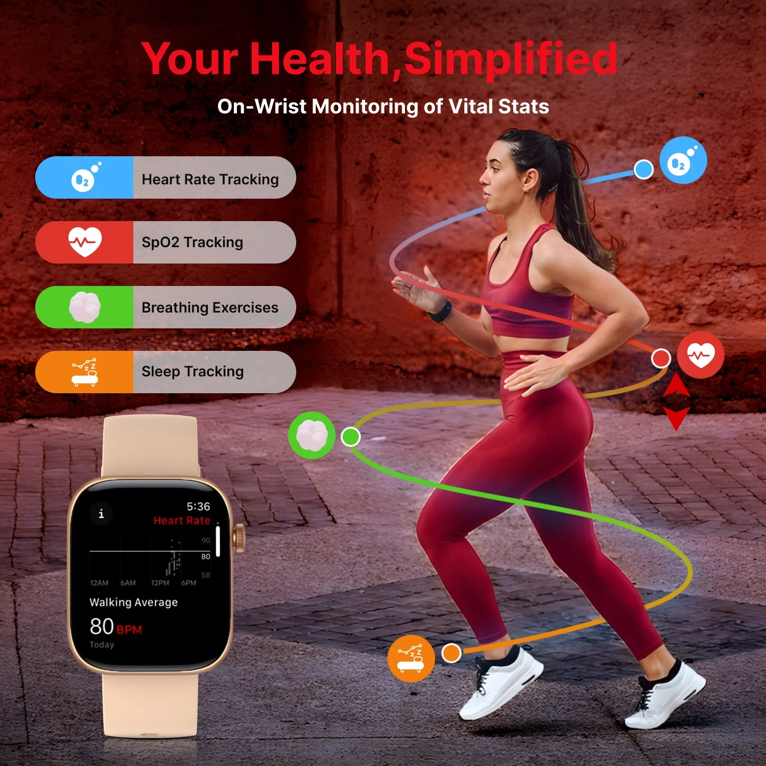 iConnect by Timex Navigator 1.83 inches (4.6cm) Display with Turn By Turn Navigation & BT Calling Smartwatch For Unisex - TWIXW903T - Image 4