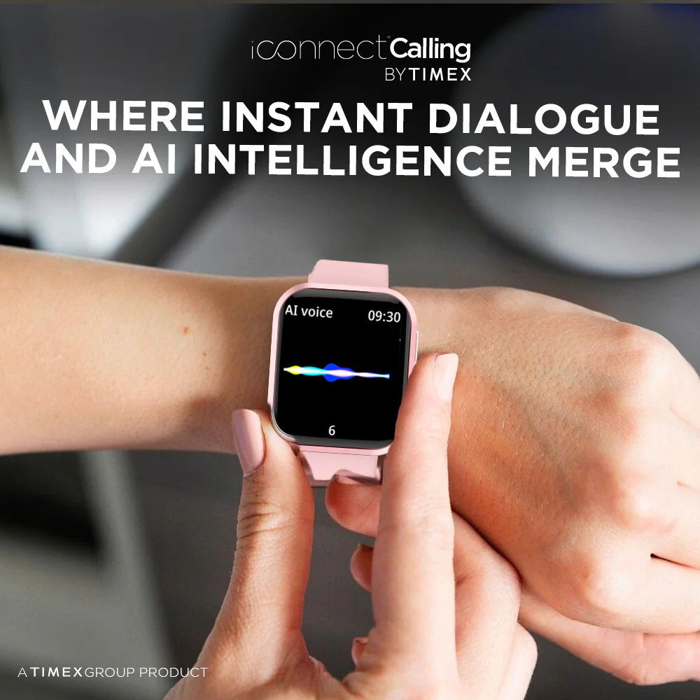 Timex iConnect Calling Smartwatch|1.83 inches (4.64 cm) TFT Display with 240x284 Pixel Resolution|Single Sync Bluetooth Calling|AI Voice Assist|100 Sports Modes|200 Watchfaces|Upto 7 Days Battery (Normal Usage) - TWIXW200T - Image 6