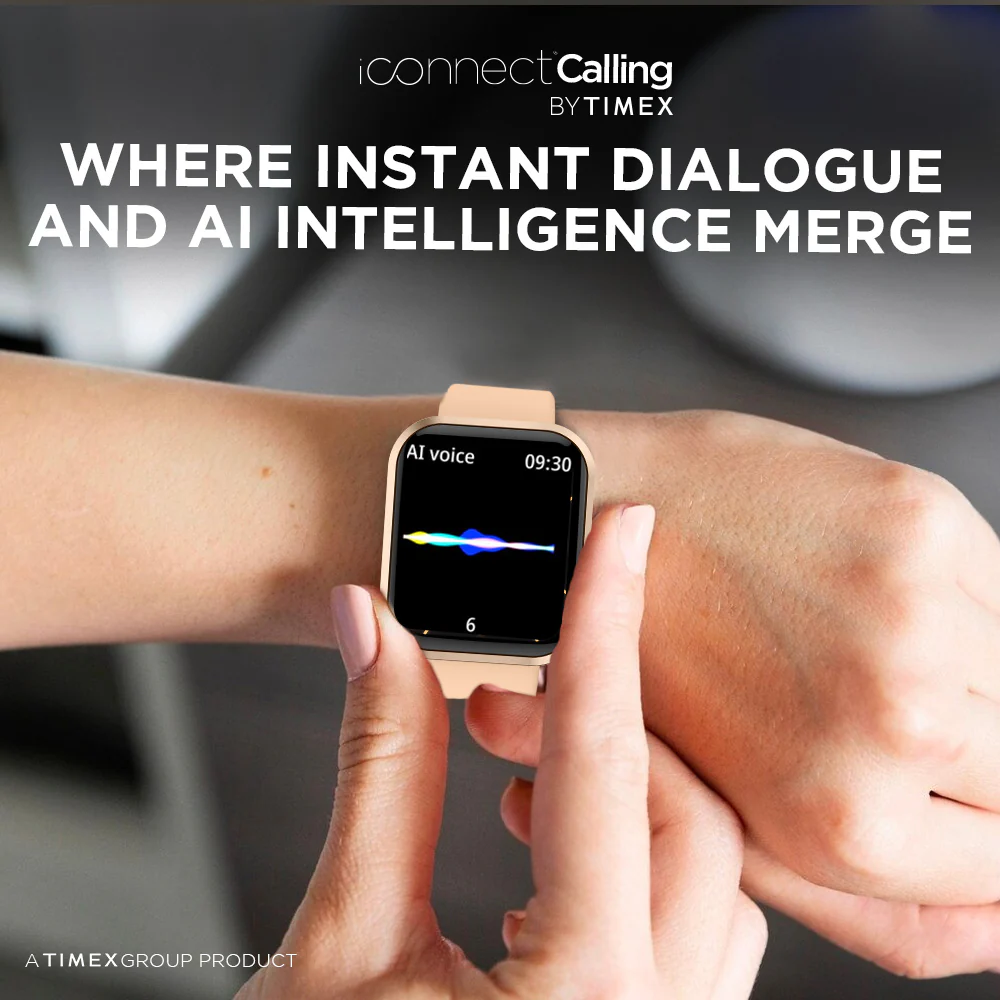 Timex iConnect Calling Smartwatch|1.83 inches (4.64 cm) TFT Display with 240x284 Pixel Resolution|Single Sync Bluetooth Calling|AI Voice Assist|100 Sports Modes|200 Watchfaces|Upto 7 Days Battery (Normal Usage) - TWIXW201T - Image 6