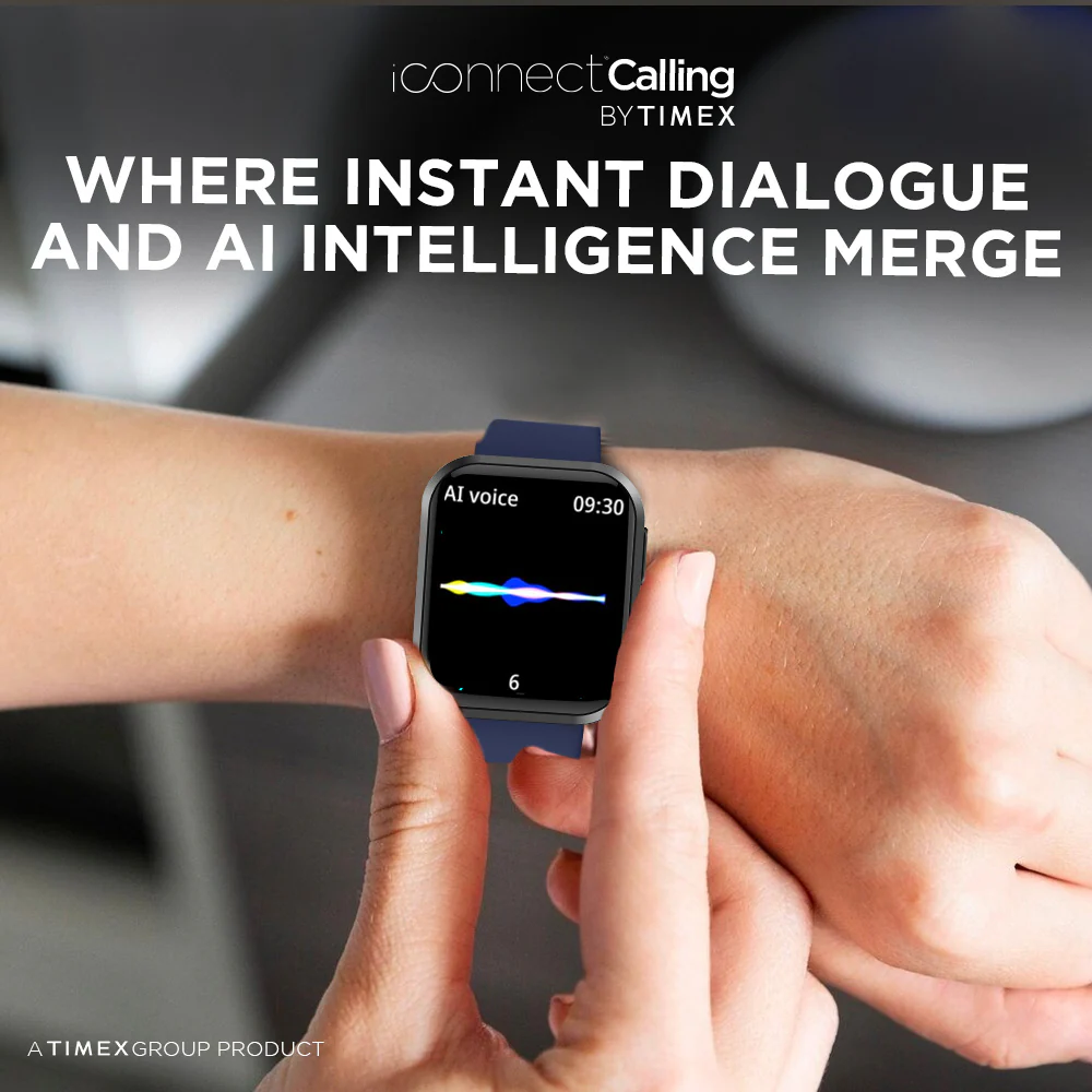 Timex iConnect Calling Smartwatch|1.83 inches (4.64 cm) TFT Display with 240x284 Pixel Resolution|Single Sync Bluetooth Calling|AI Voice Assist|100 Sports Modes|200 Watchfaces|Upto 7 Days Battery (Normal Usage) - TWIXW206T - Image 6