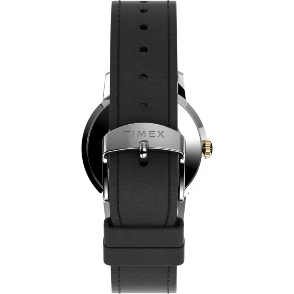 Marlin® Hand-Wound 34mm Leather Strap Watch - Image 3