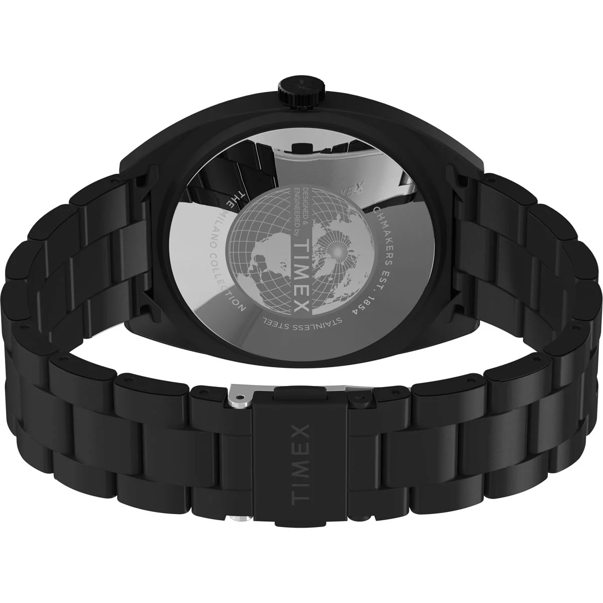 Timex City Collection Men's Quartz Analog Black Dial Other Case Stainless-Steel Function  Watch -TW2U15500 - Image 4