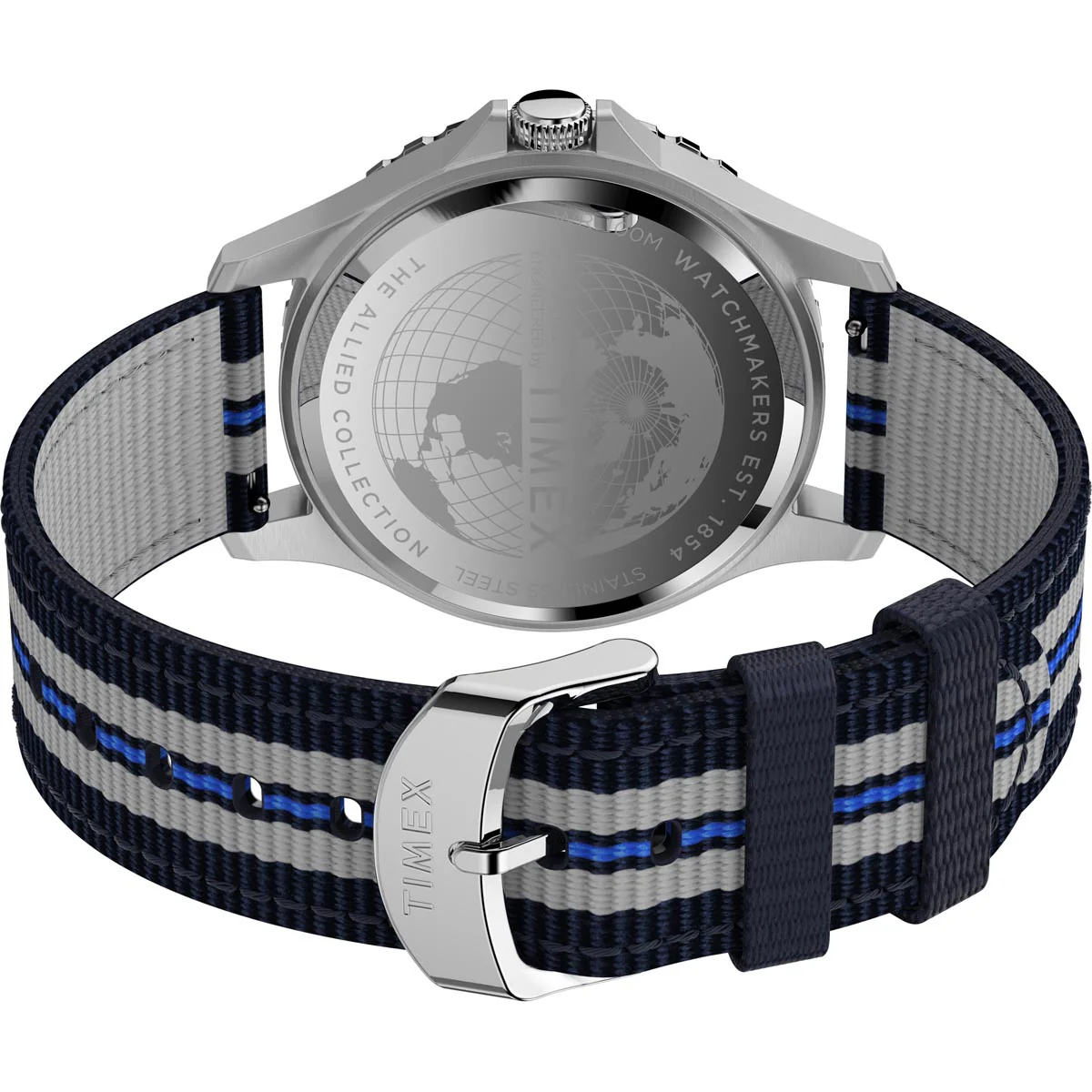 Timex Military Men's Quartz Analog Stainless Steel Dial Round Case Stainless-Steel Function  Watch -TW2U11000 - Image 4