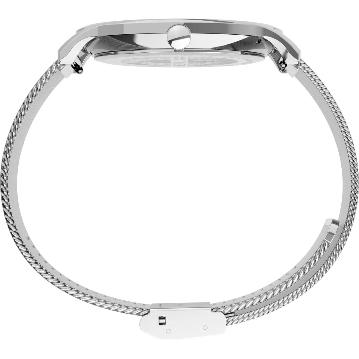 Timex Essential Collection Men's Quartz Analog Silver-Tone Dial Round Case Stainless-Steel-Mesh-Bracelet Function Watch -TW2T95400 - Image 5