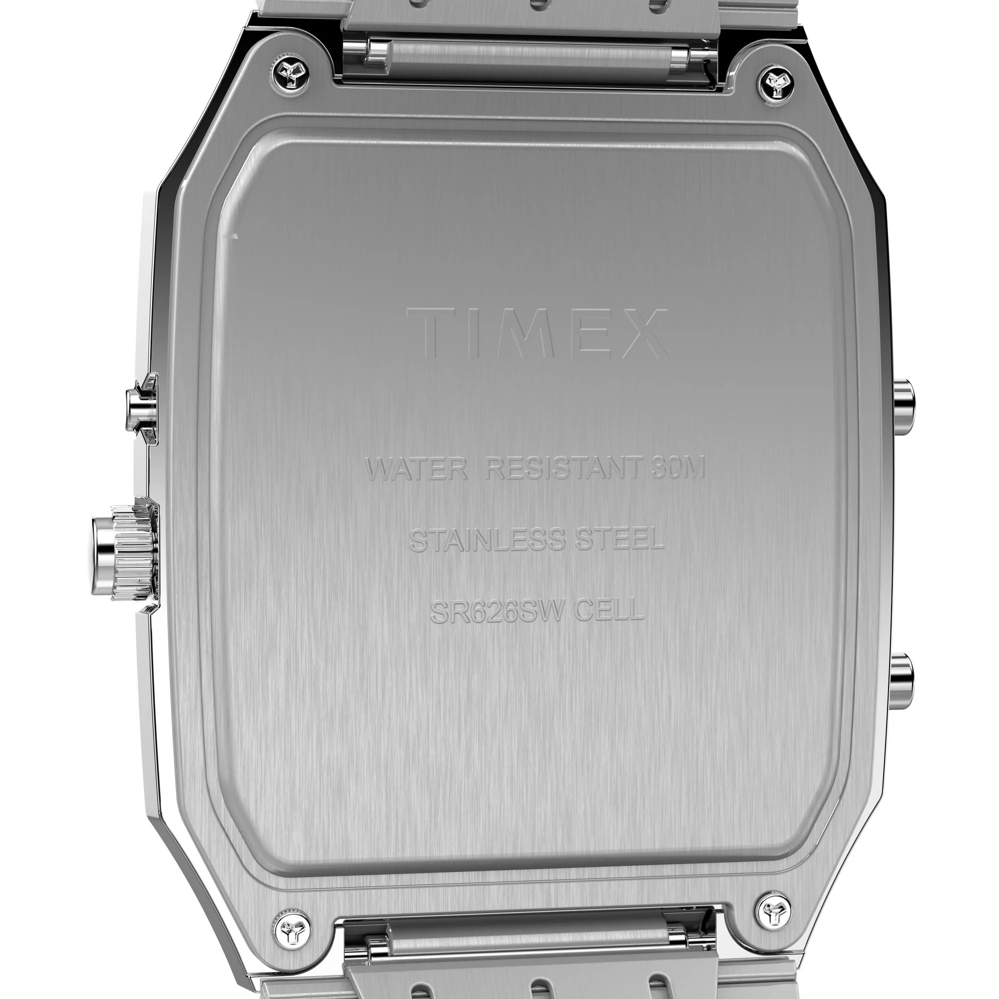 Q Timex Black Rectangle Dial Ana-Digital Men's Watch - TW2Y05900UJ - Image 3