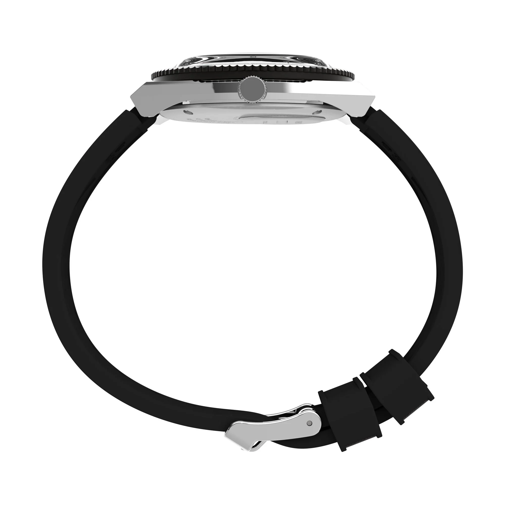 Q Timex Black Round Dial Analog Men's Watch - TW2V32000U9 - Image 2