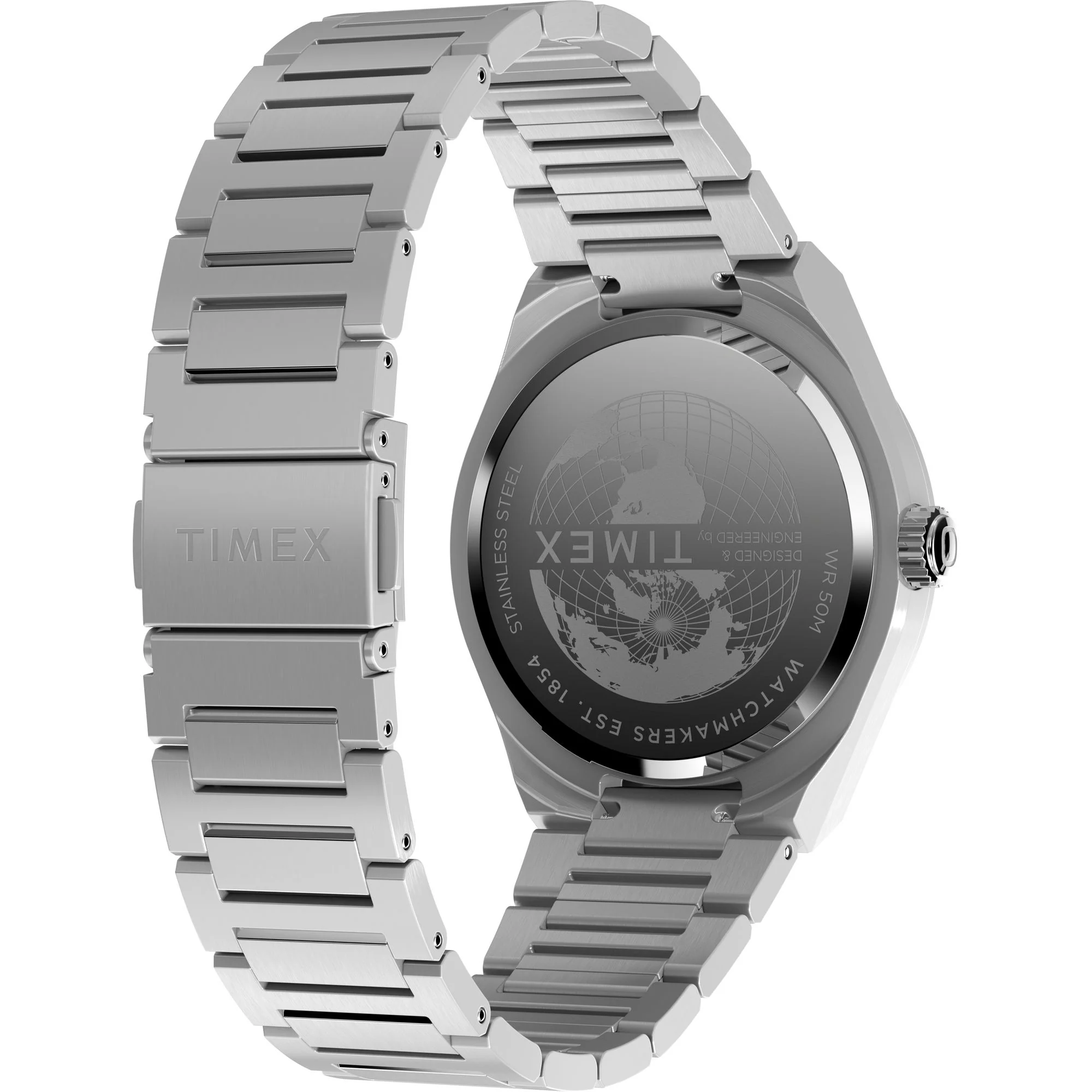 Q Timex Black Round Dial Analog Men's Watch - TW2Y12100UJ - Image 5