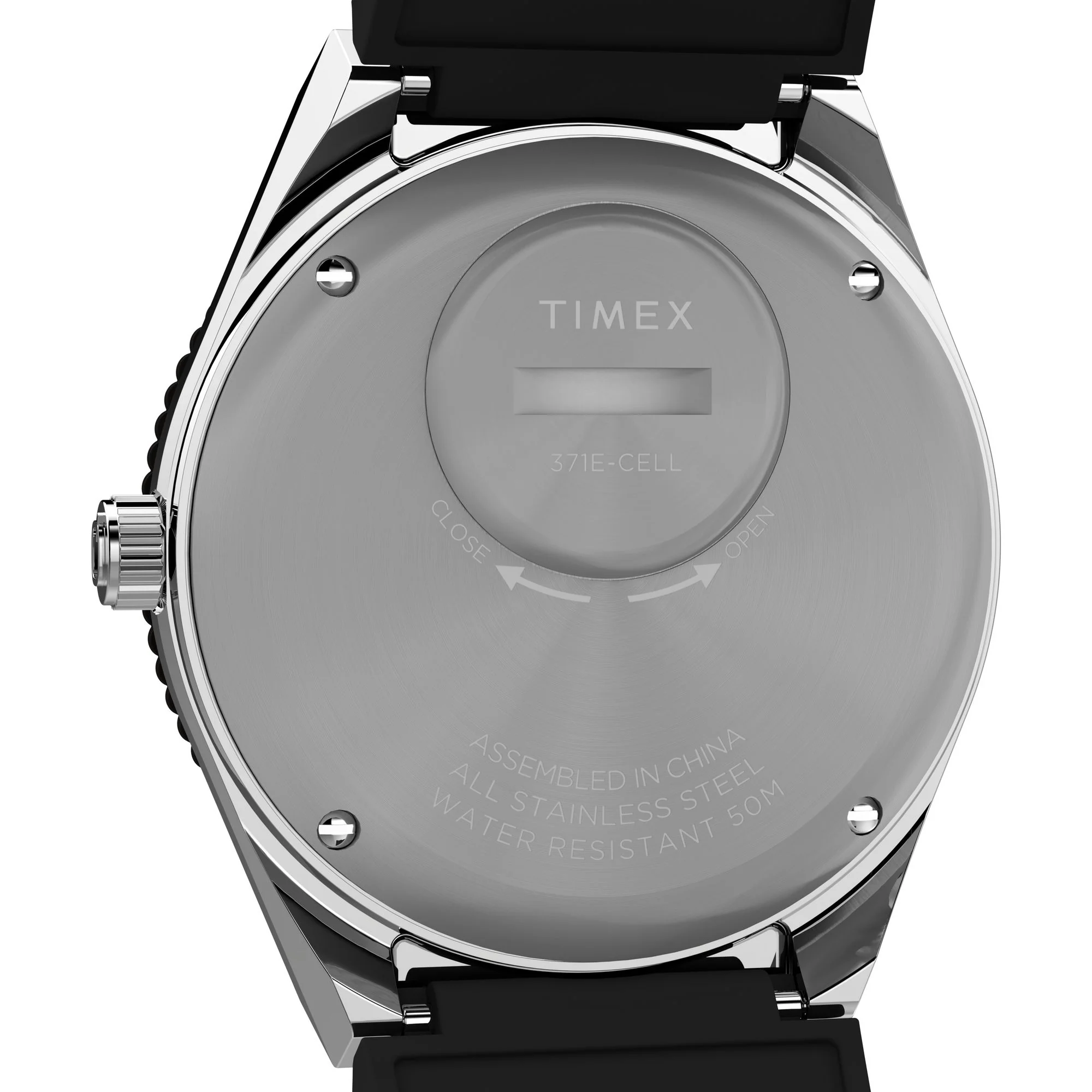 Q TIMEX Men Black Round Dial Analog Watch - TW2W57500UJ - Image 4