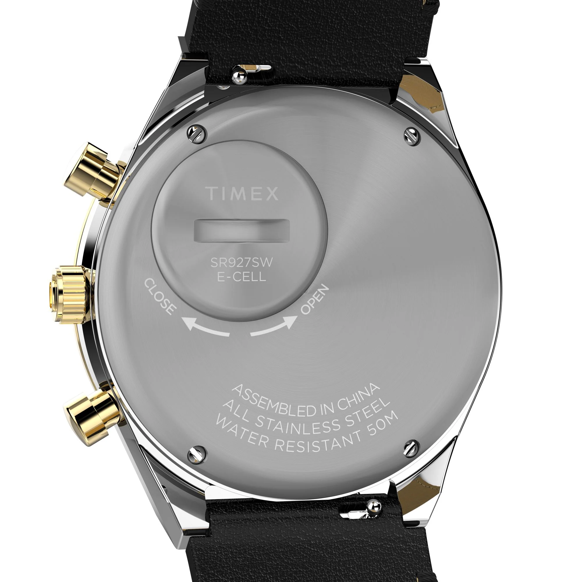Q TIMEX Men Black Round Dial Analog Watch - TW2W64300UJ - Image 4