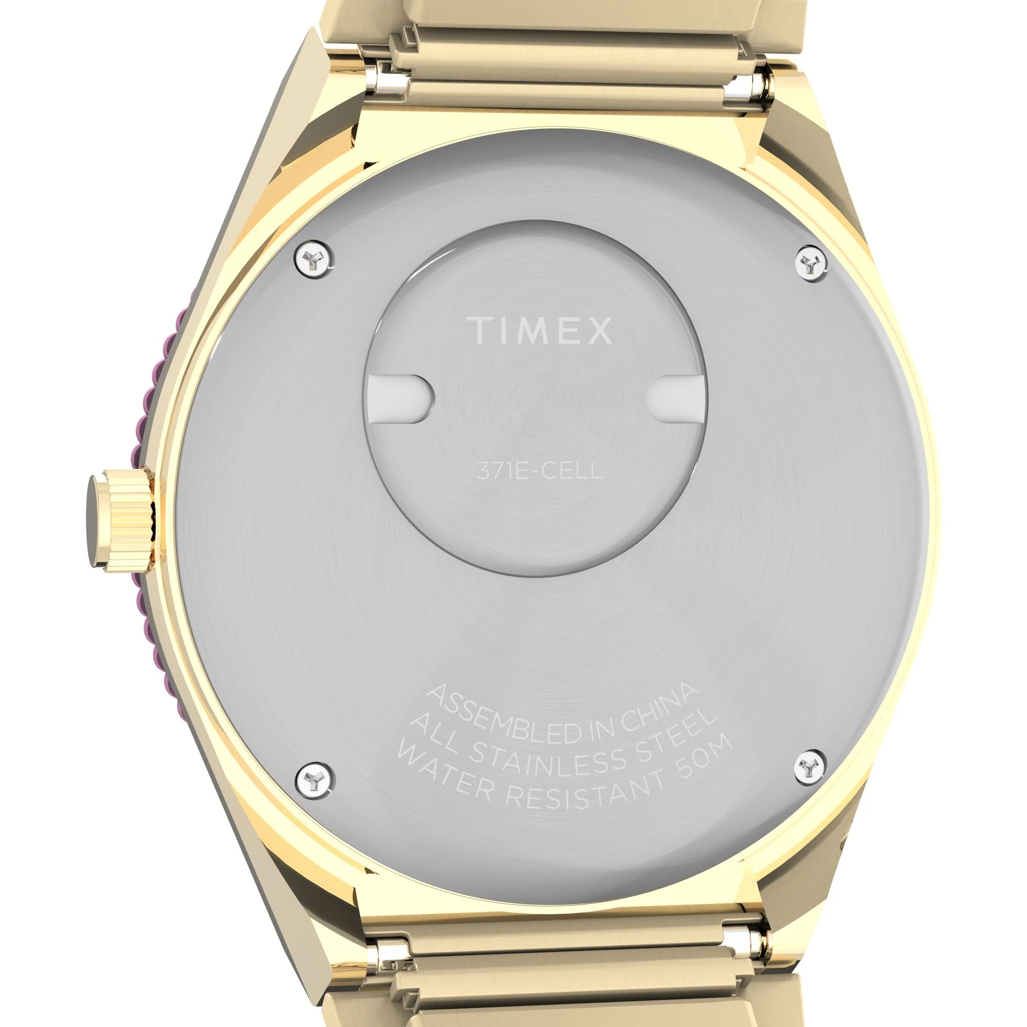 Q Timex Pink Round Dial Analog Women's Watch - TW2W87600UJ - Image 4