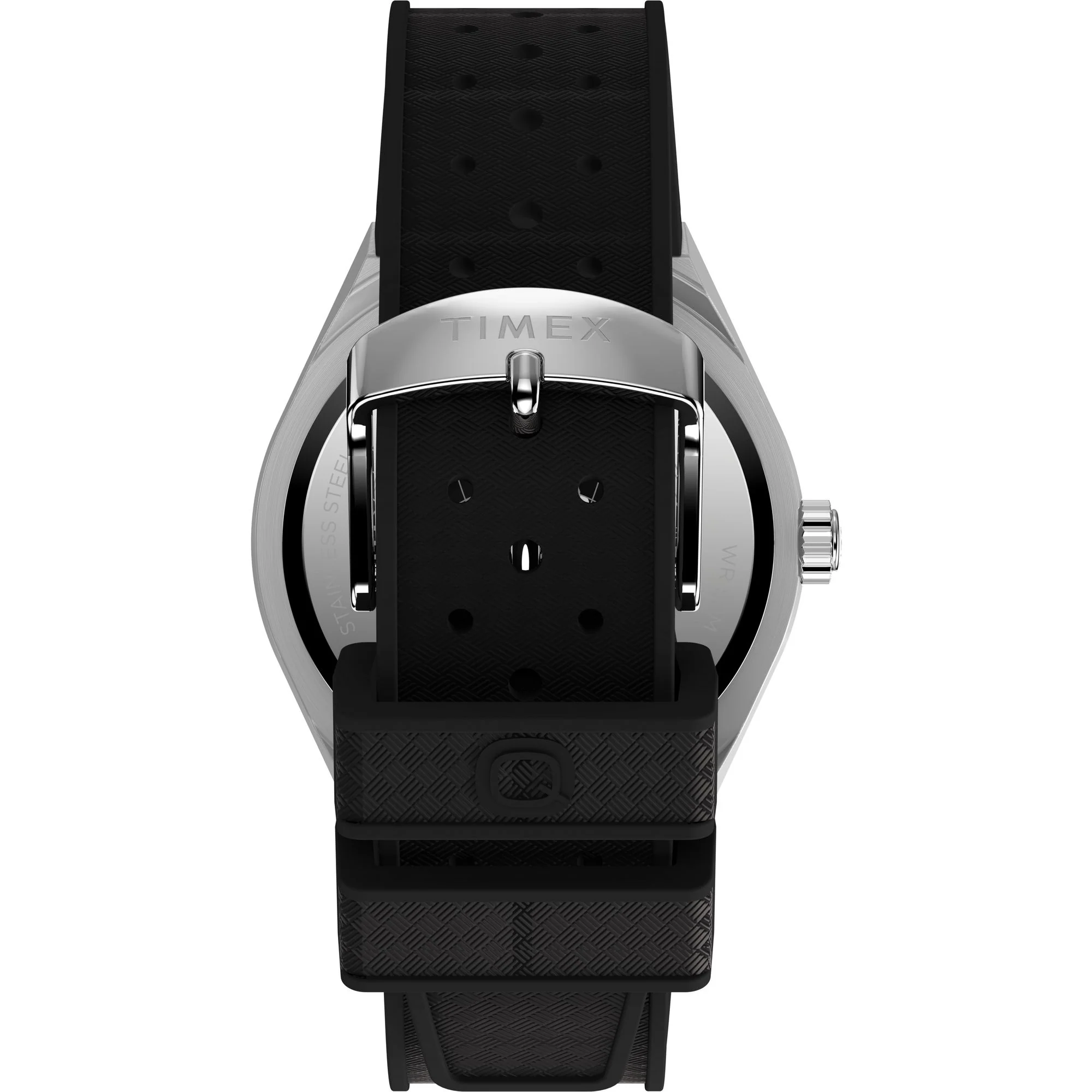 Q Timex Silver-Tone Round Dial Analog Men's Watch - TW2Y12200UJ - Image 3