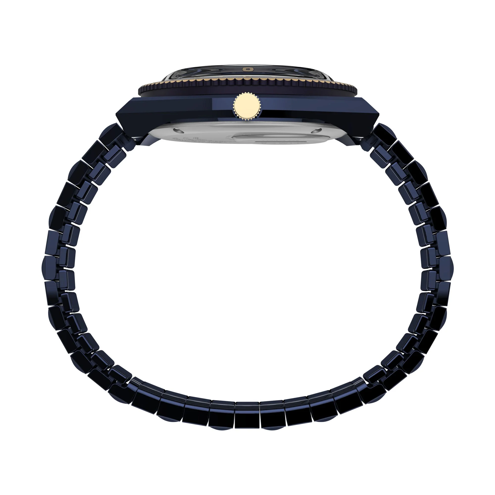 Q TIMEX Women Blue Round Analog Watch - TW2V53500UJ - Image 2