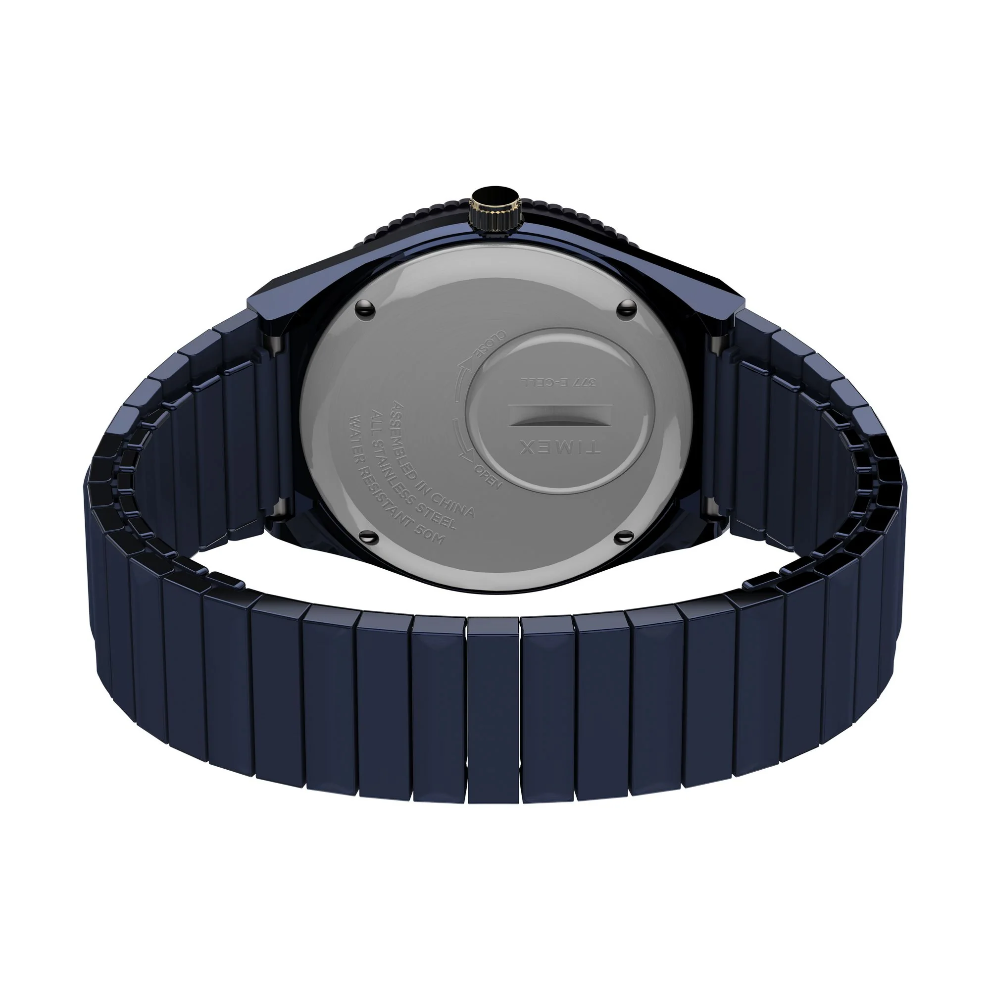 Q TIMEX Women Blue Round Analog Watch - TW2V53500UJ - Image 5
