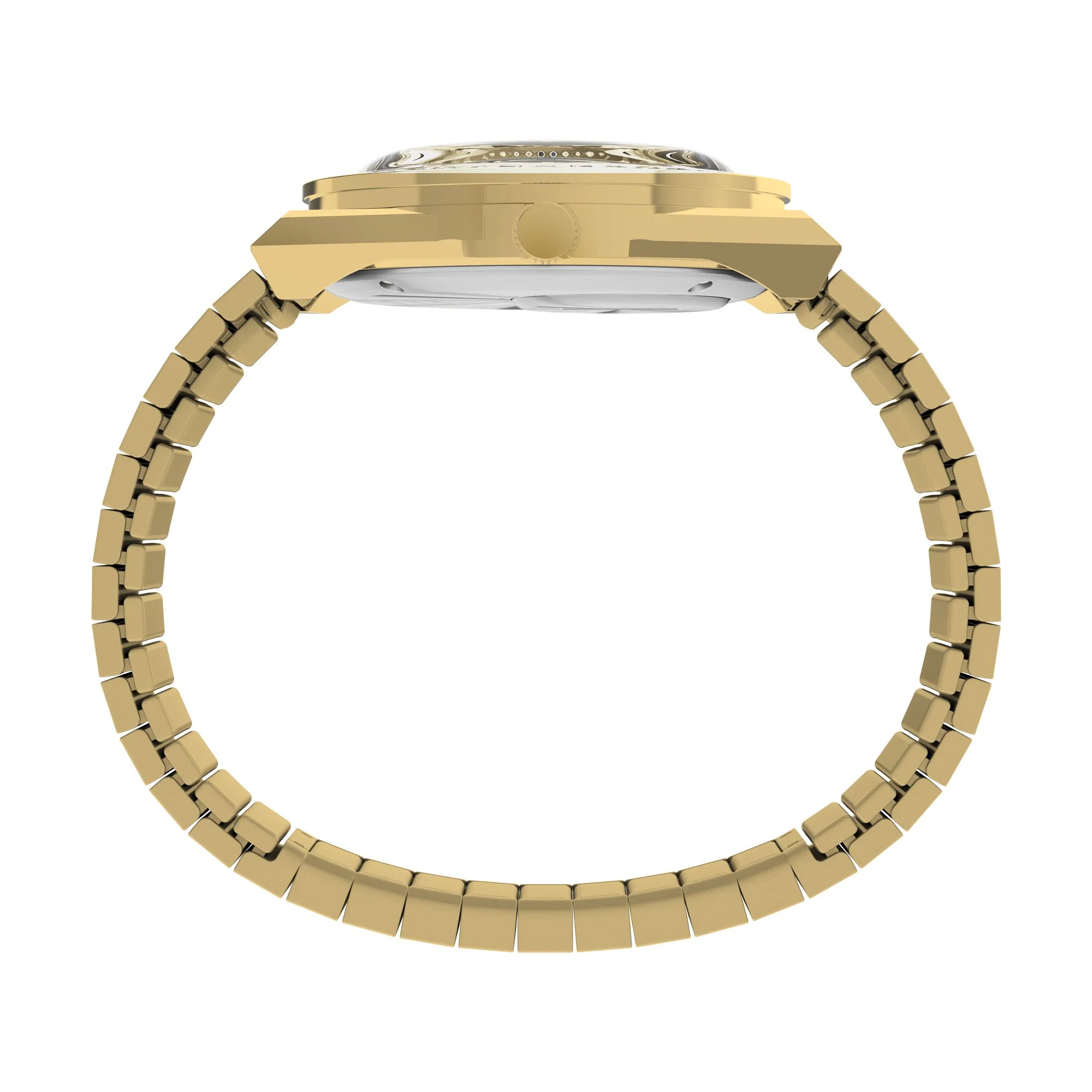 Q TIMEX Women Gold Round Analog Watch - TW2W10500UJ - Image 2