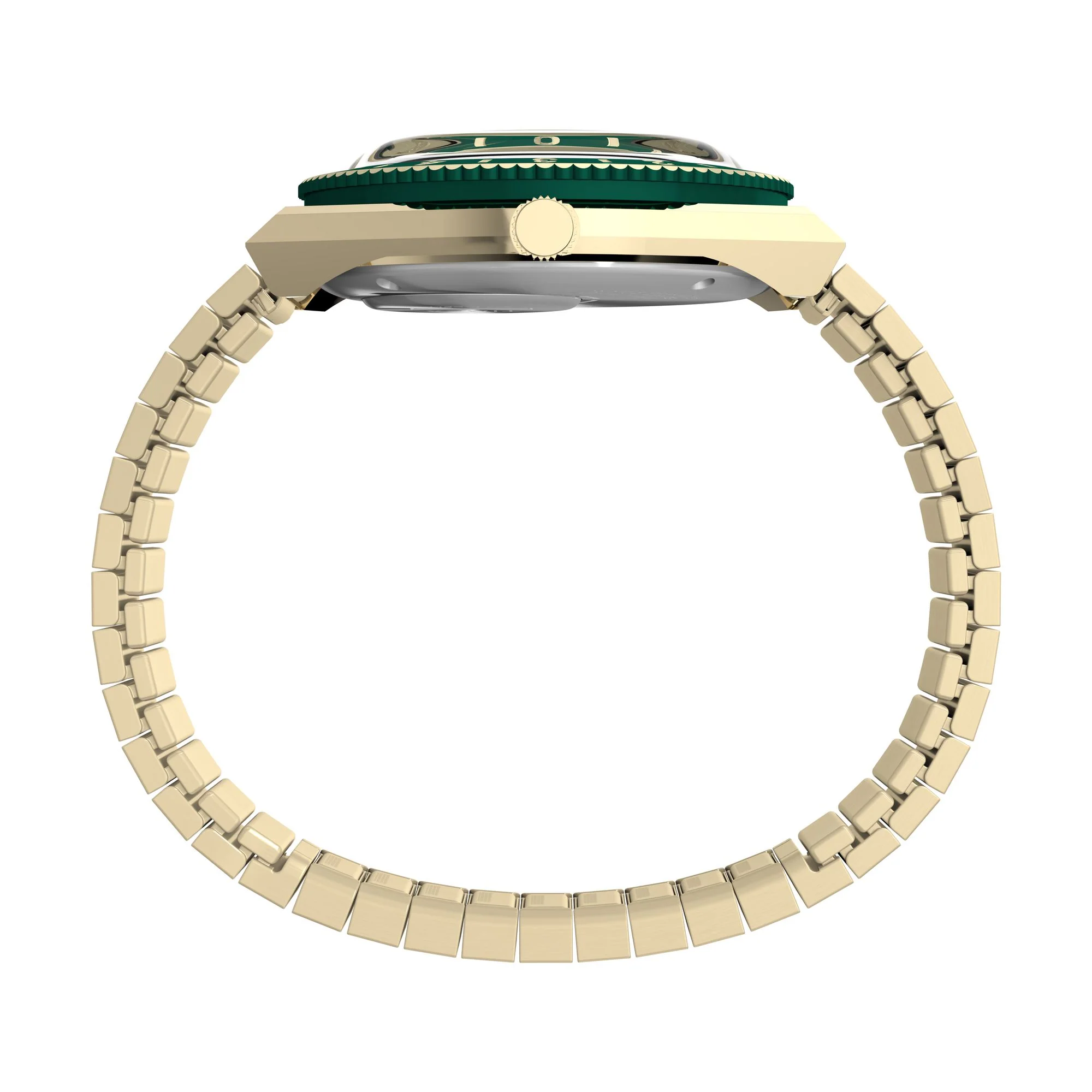 Q TIMEX Women Green Round Dial Analog Watch - TW2V92200UJ - Image 2