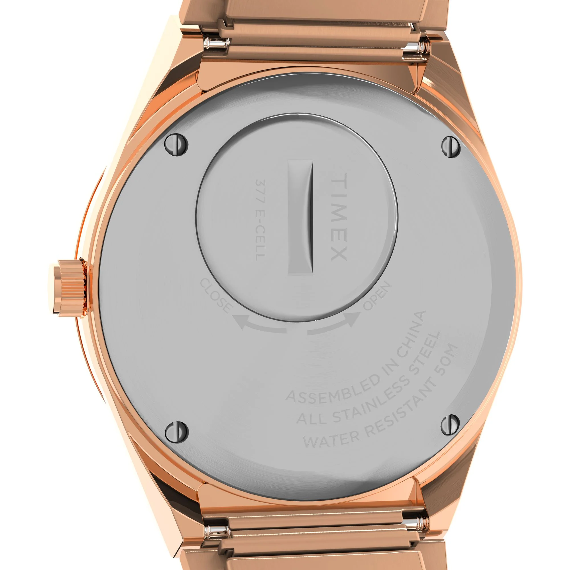 Q TIMEX Women Rose Gold Round Analog Watch - TW2W10700UJ - Image 4