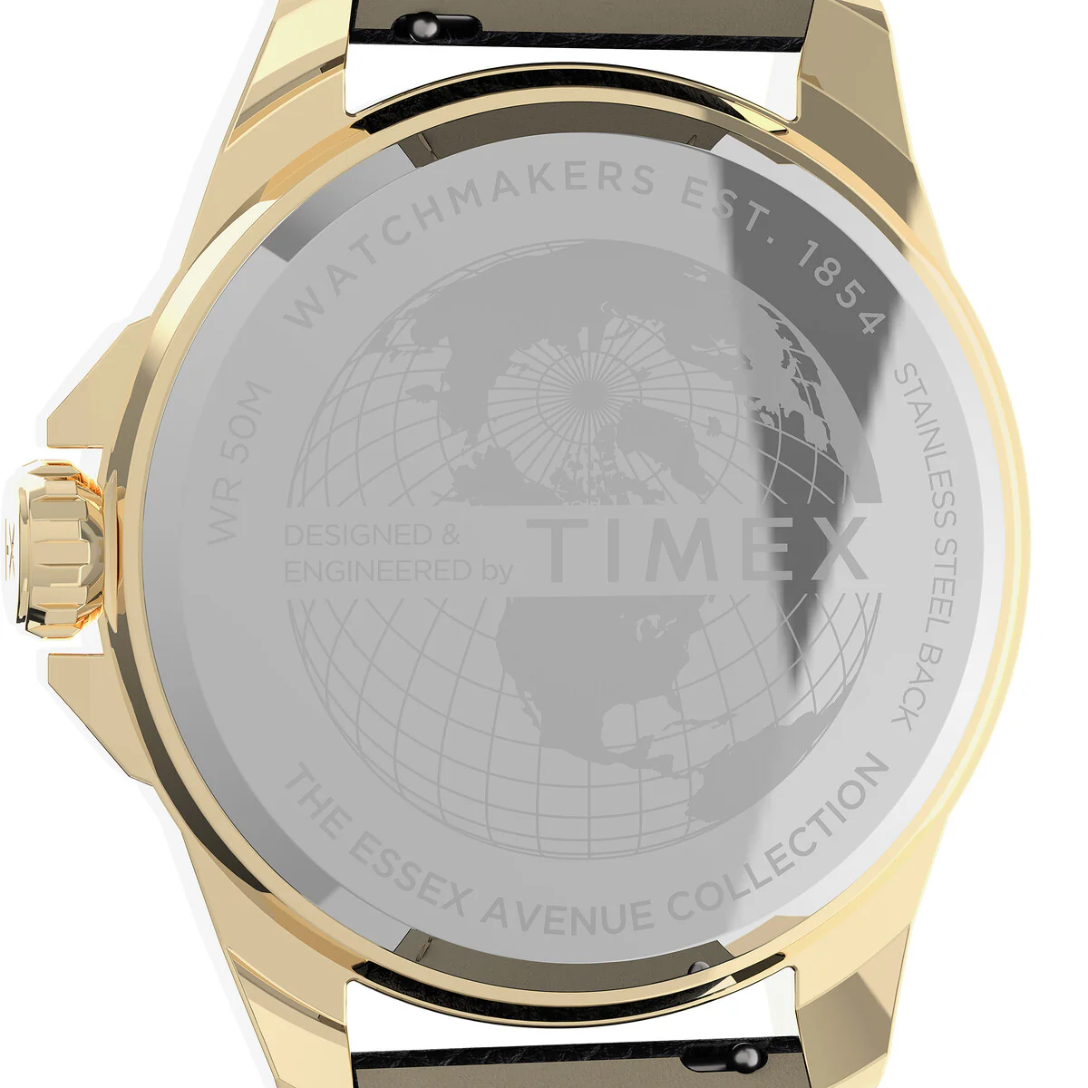 Timex Essex Octagonal 44mm Black Dial Analog Men Watch - TW2U84400UJ - Image 4