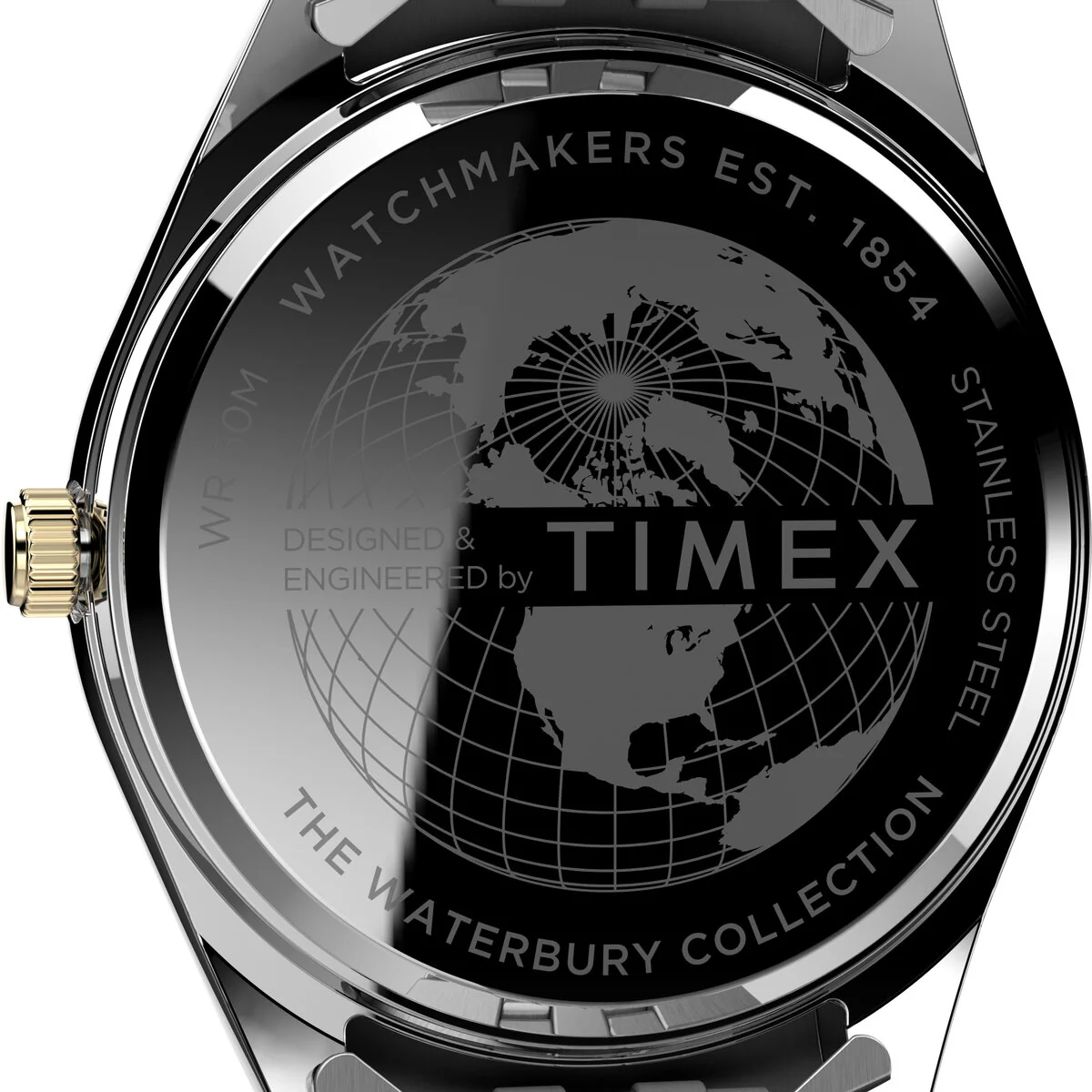 Timex 3 Hands Men's Analog Black Dial Coloured Quartz Watch, Round Dial with 41 mm Case width - TW2V17600UJ - Image 4