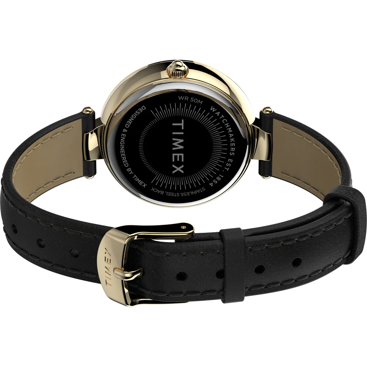 Timex 3 Hands Women's Analog Black Dial Coloured Quartz Watch, Round Dial with 32 mm Case width - TW2V45100UJ - Image 4