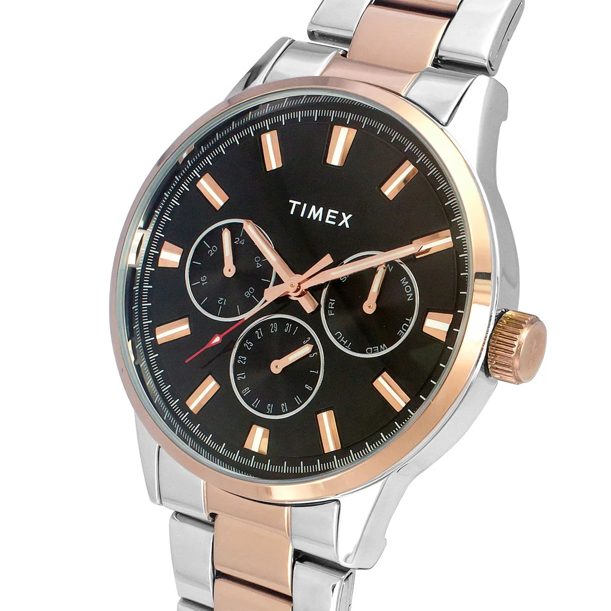 Timex Fashion Men's Black Dial Round Case Multifunction Function Watch -TWEG19910 - Image 2