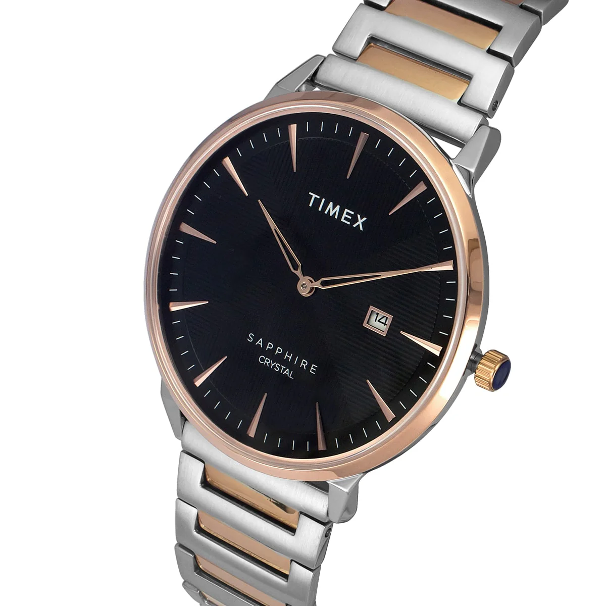 Timex Fashion Men's Black Dial Round Case 2 Hands? Function Watch -TWEG21905 - Image 2