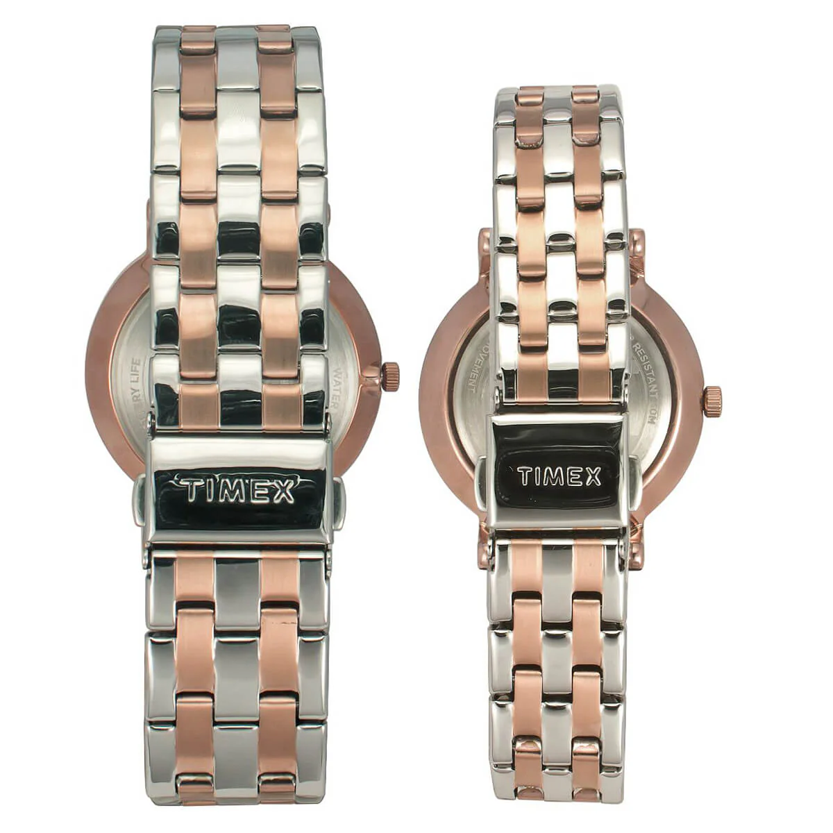 Timex Empera Pairs Blue Dial Round Case 10 Year Battery Life  Date Function Watch -TW00PR282 - Image 4