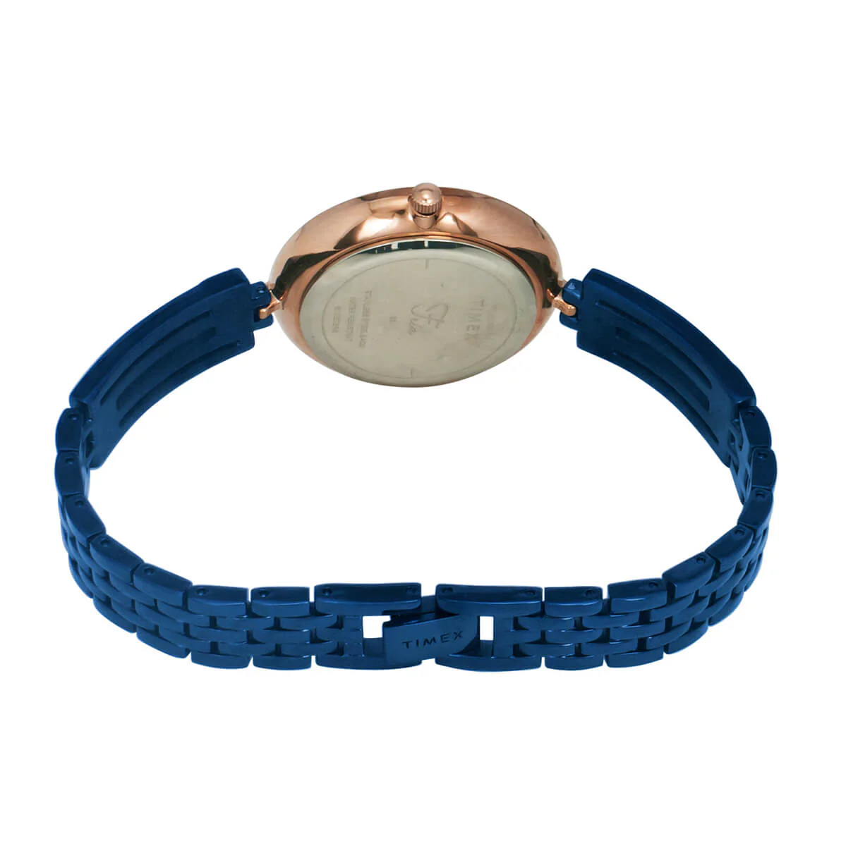 Timex Fria Women Blue Round Analog Watch - TWEL16203 - Image 5