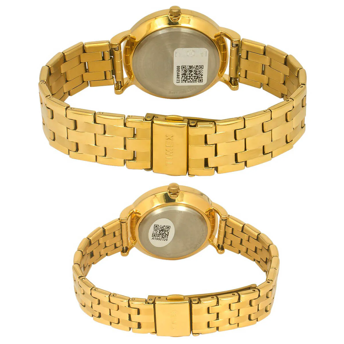 Timex Empera Pairs Champagne Dial Round Case 10 Year Battery Life  Date Function Watch -TW00PR280 - Image 4
