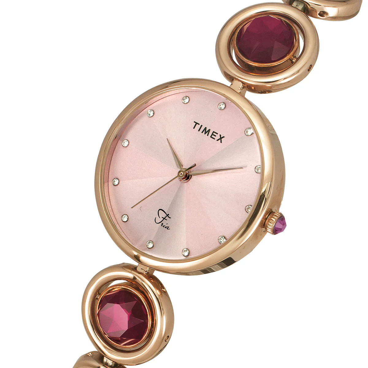 Timex Fria Women Pink Round Analog Watch - TWEL16402 - Image 2