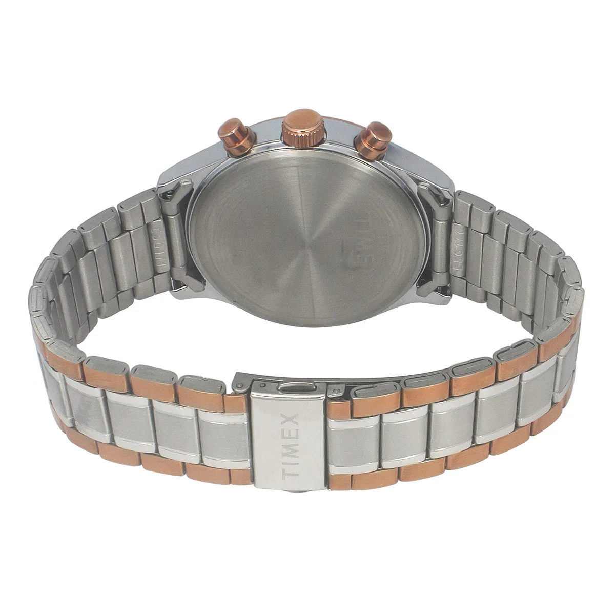 Timex Fashion Men's Silver Dial Round Case Dual time Function Watch -TWEG19810 - Image 3