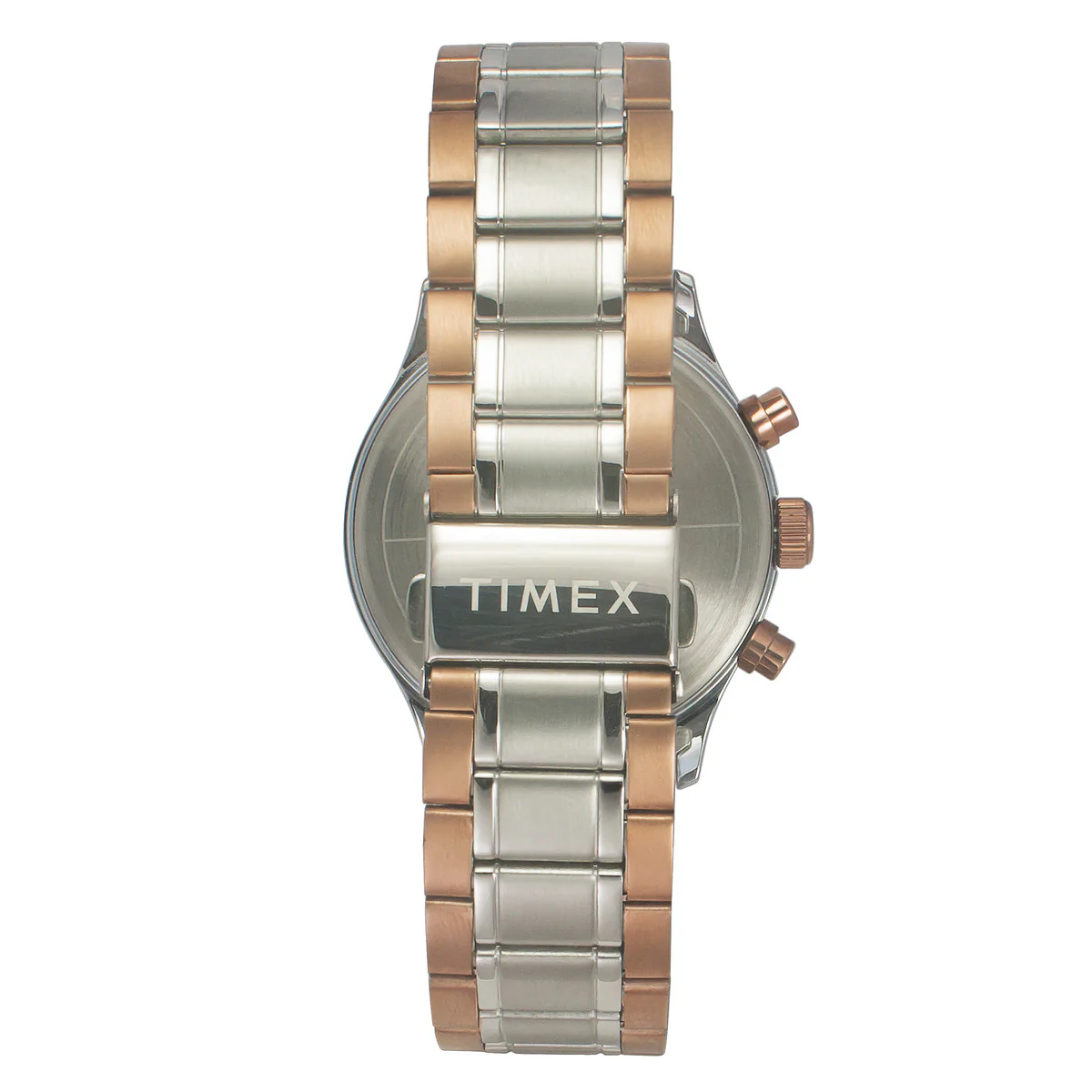 Timex Fashion Men's Silver Dial Round Case Dual time Function Watch -TWEG19810 - Image 4