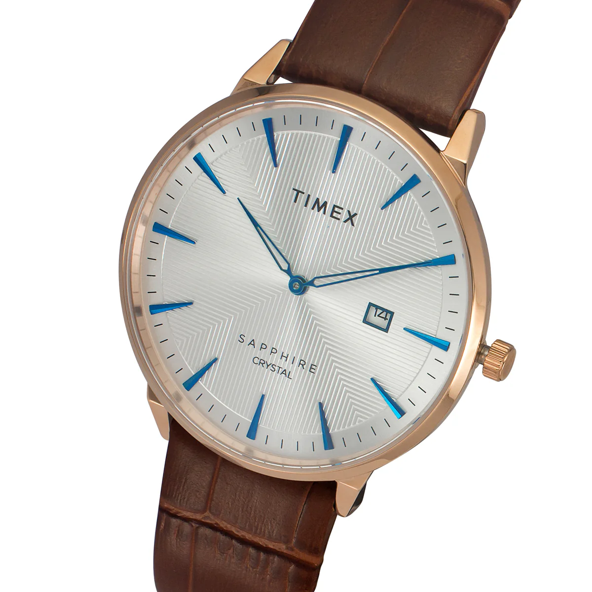 Timex Fashion Men's Silver Dial Round Case 2 Hands? Function Watch -TWEG21902 - Image 2