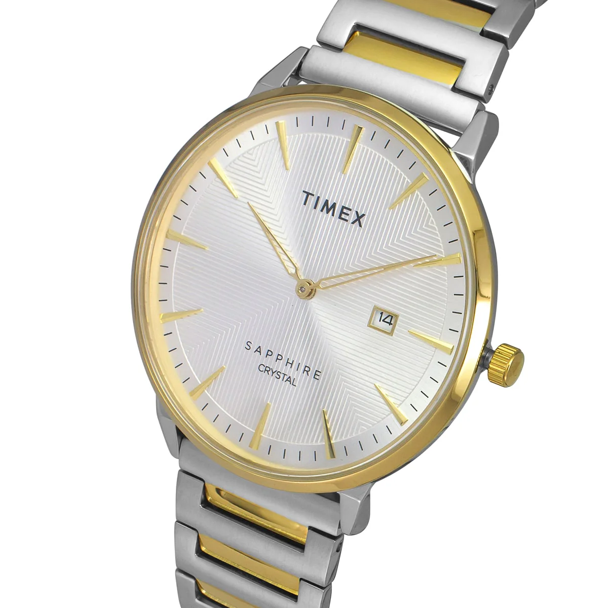 Timex Fashion Men's Silver Dial Round Case 2 Hands? Function Watch -TWEG21904 - Image 2