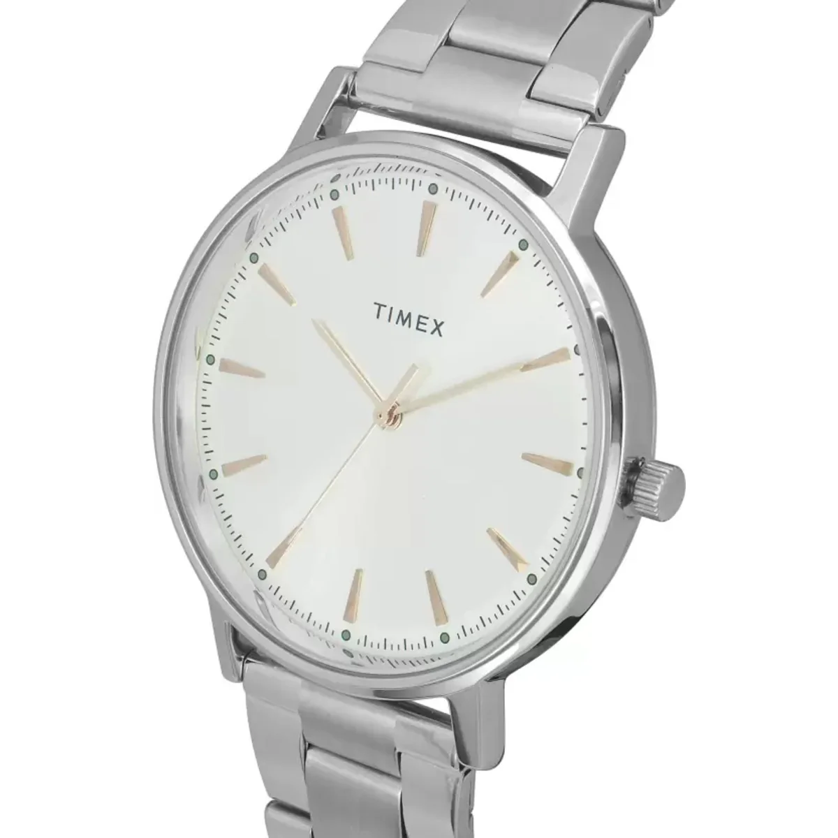 Timex Fashion Men's Silver Dial Round Case 3 Hands Function Watch -TWTG80SMU16 - Image 2