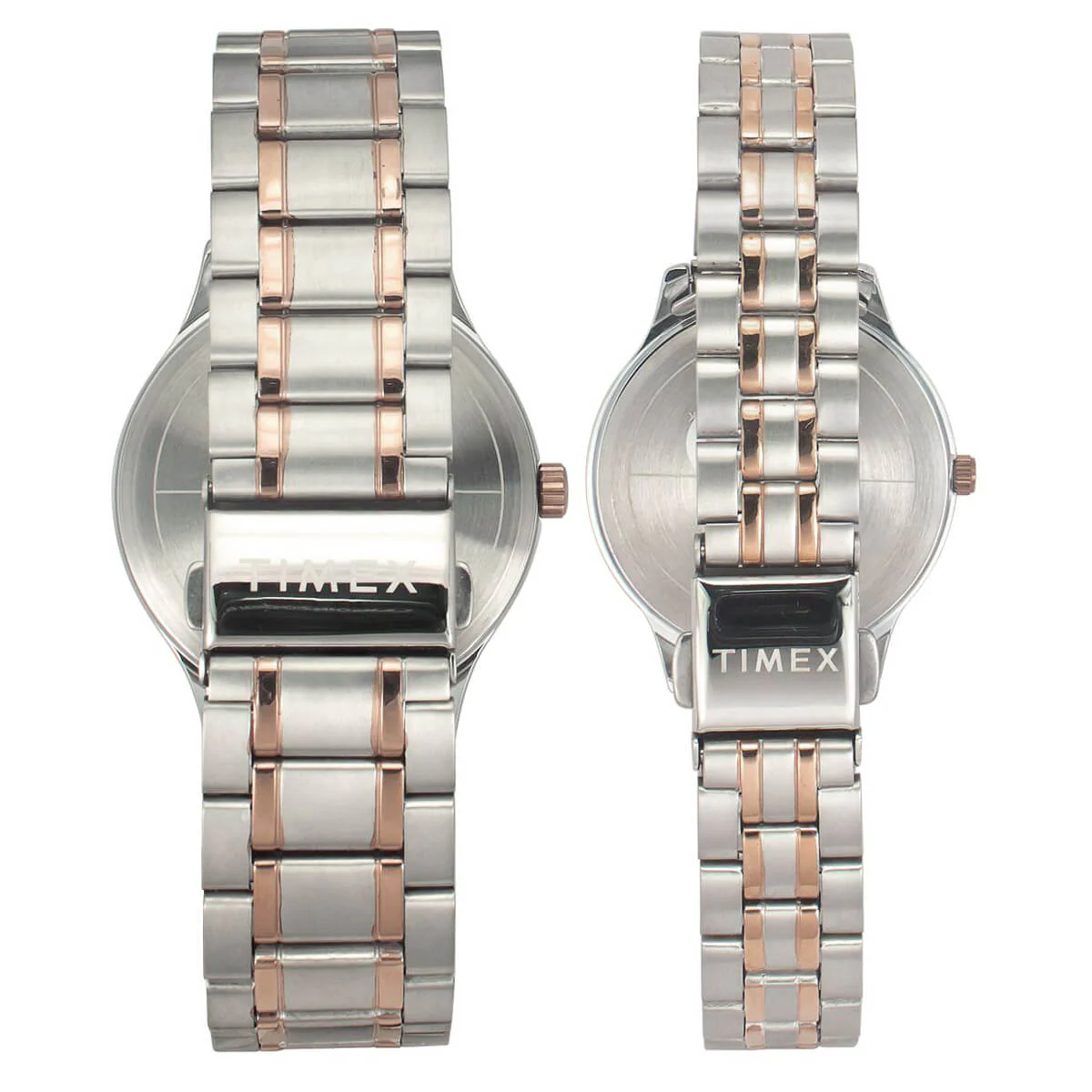 Timex Empera Pairs Silver Dial Round Case Day-Date  3 Hands Function Watch -TW00PR285 - Image 4