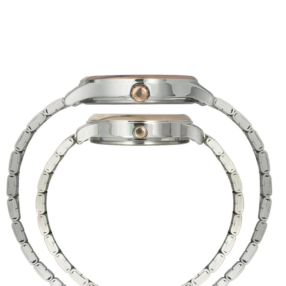 Timex Empera Pairs Silver Dial Round Case Day-Date  3 Hands Function Watch -TW00PR285 - Image 5