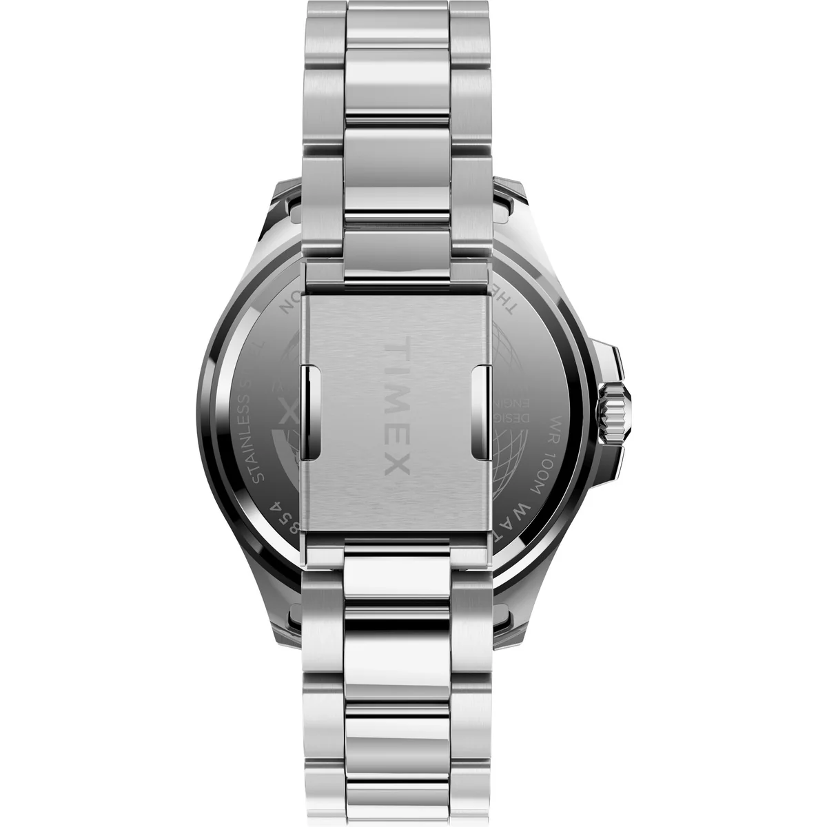 Timex 3 Hands Men's Analog Black Dial Coloured Quartz Watch, Round Dial with 43 mm Case width - TW2U41700UJ - Image 3