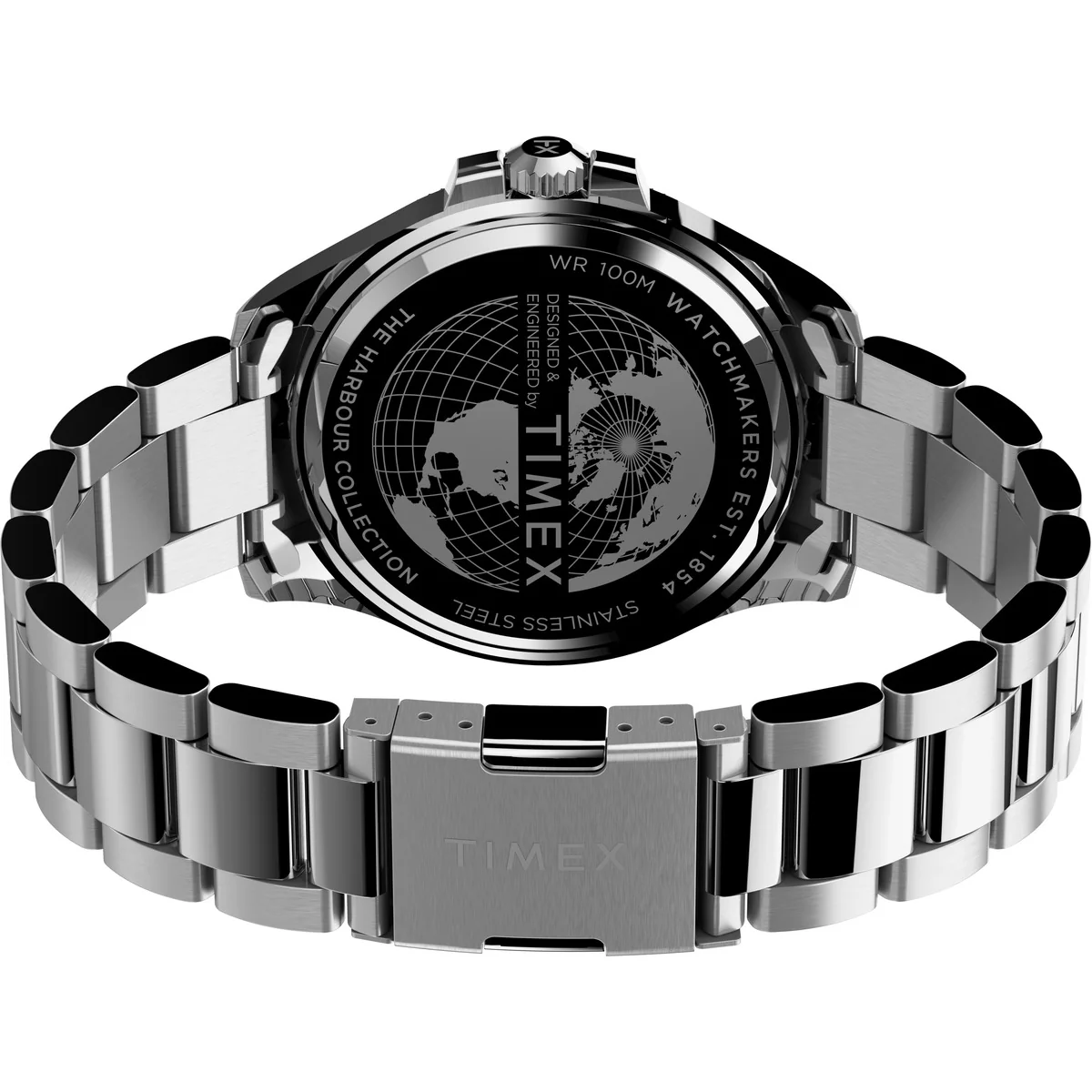Timex 3 Hands Men's Analog Black Dial Coloured Quartz Watch, Round Dial with 43 mm Case width - TW2U41700UJ - Image 5