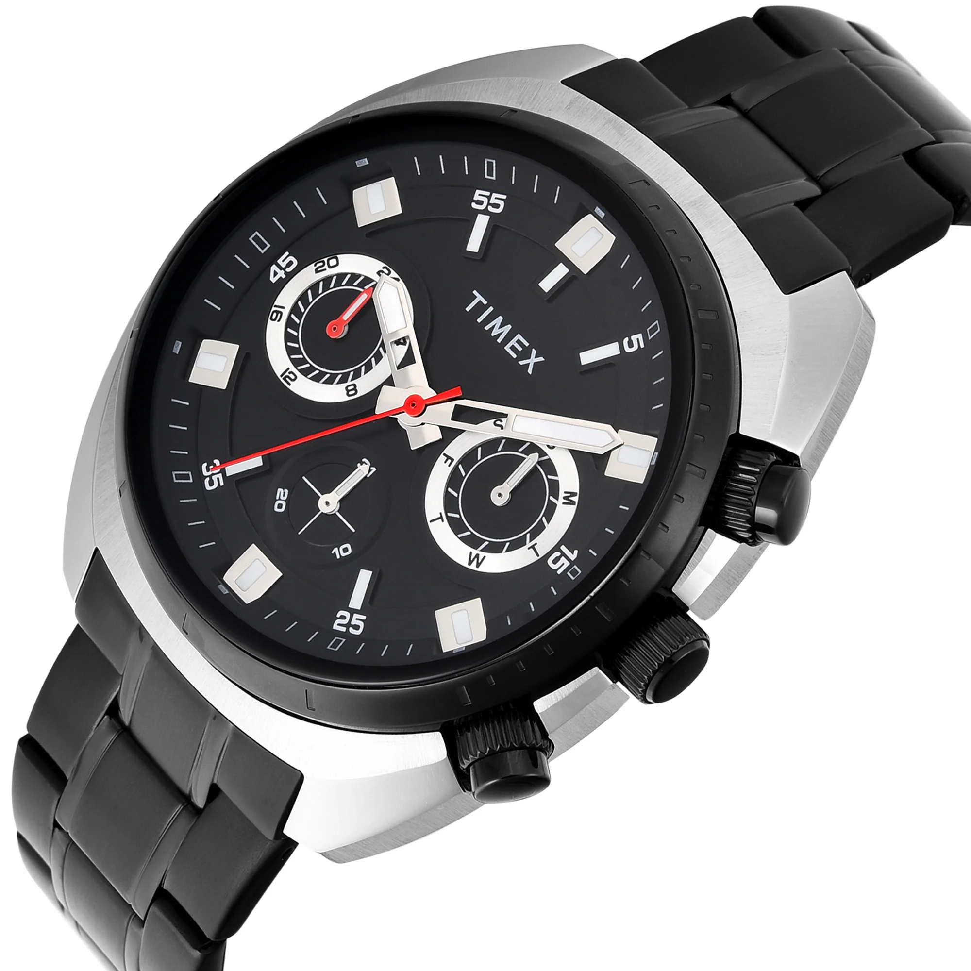 TIMEX Black Round Dial Analog Men's Watch - TWEG28202 - Image 2