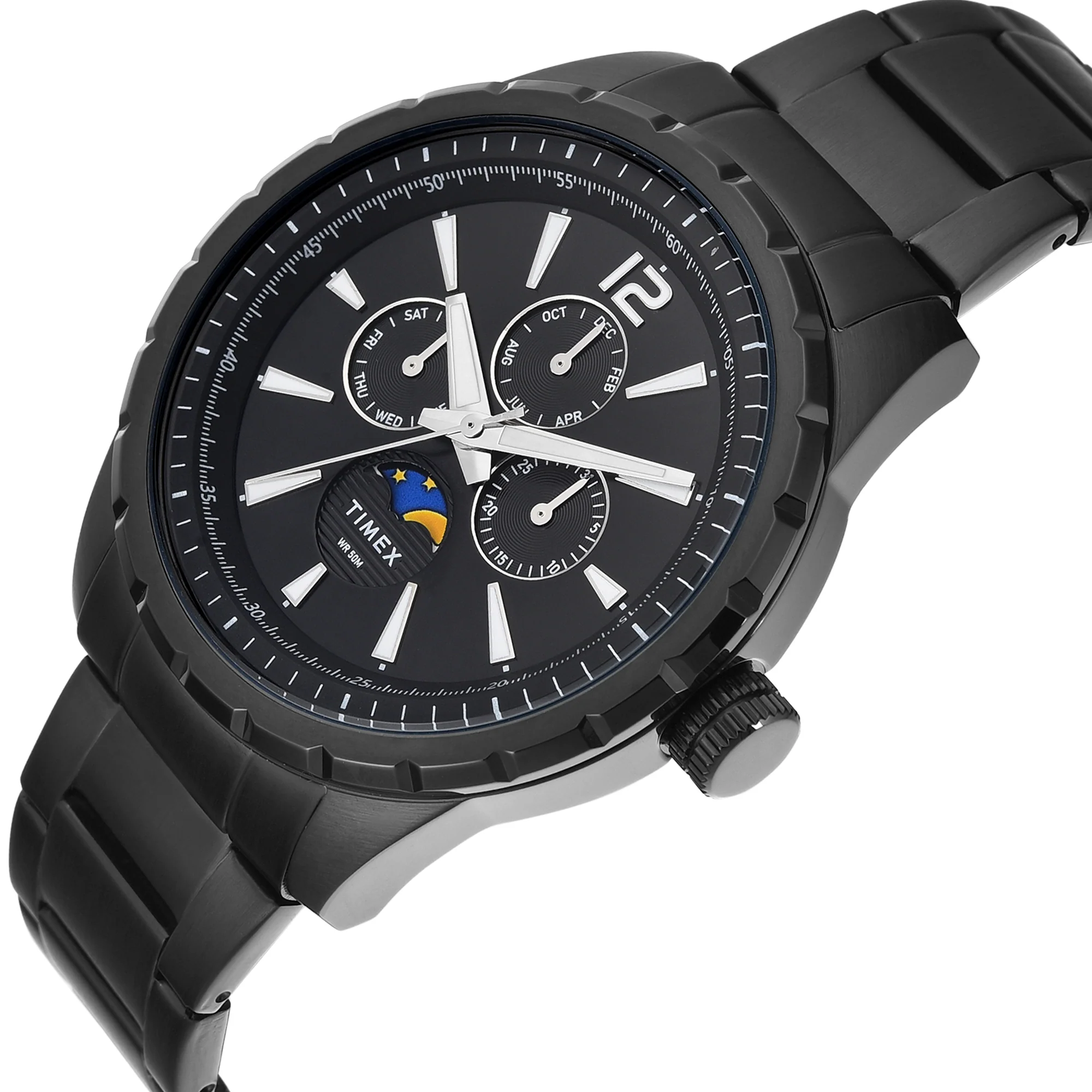 TIMEX Black Round Dial Analog Men's Watch - TWEG28501 - Image 2