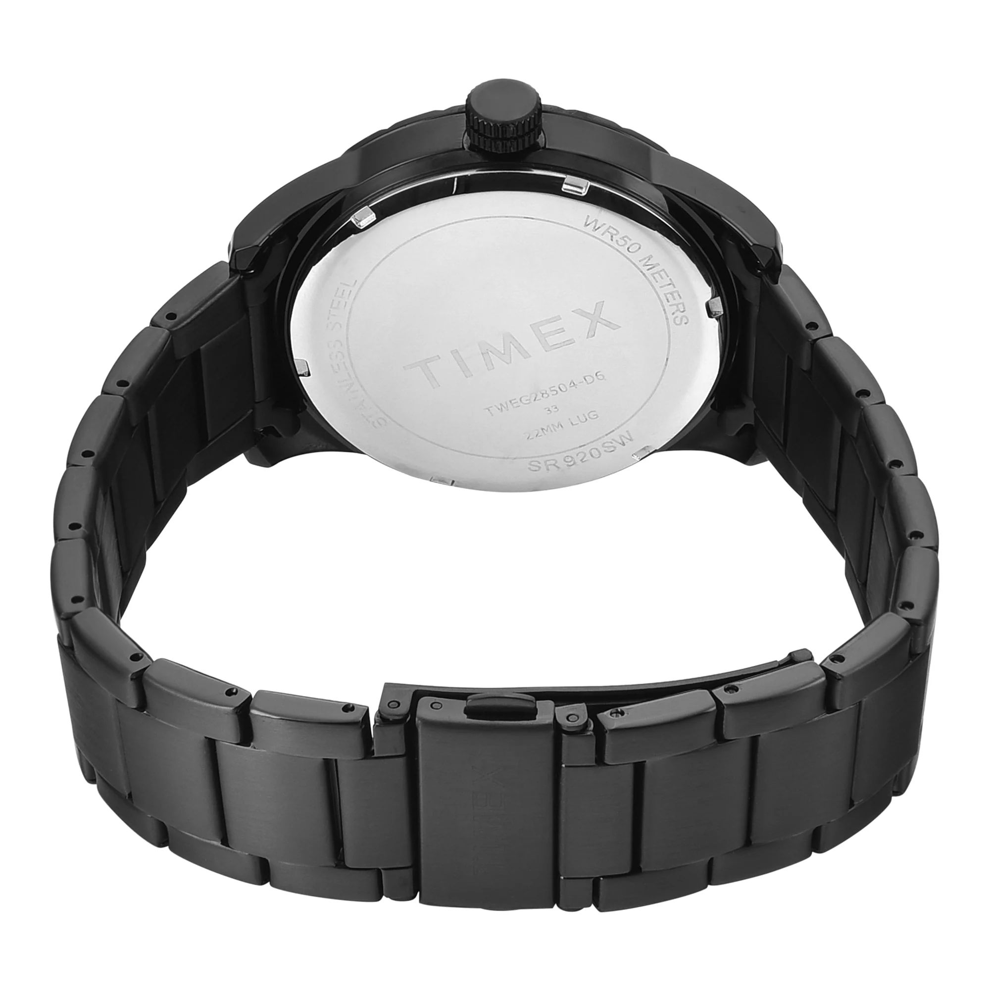 TIMEX Black Round Dial Analog Men's Watch - TWEG28504 - Image 5