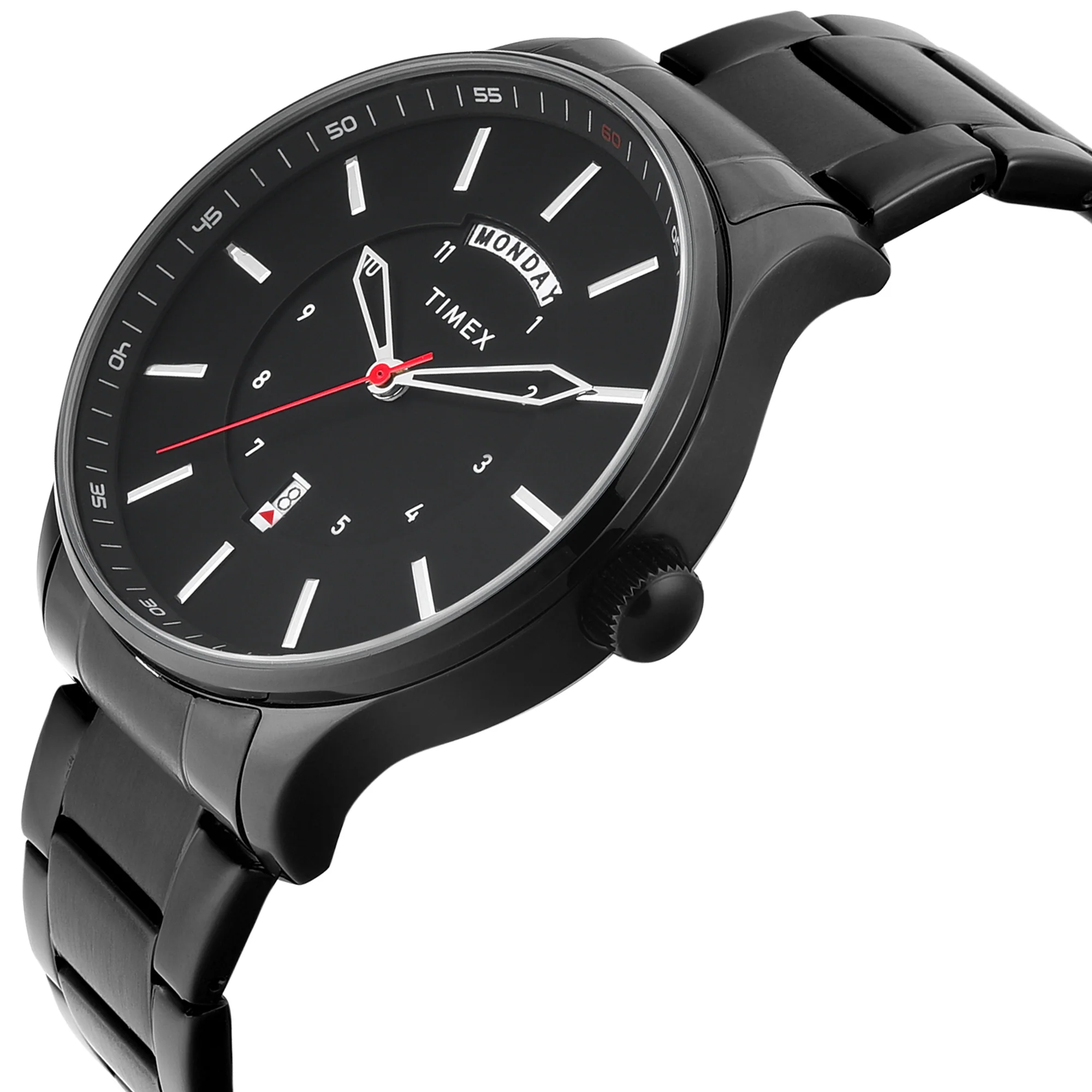 TIMEX Black Round Dial Analog Men's Watch - TWEG29301 - Image 2