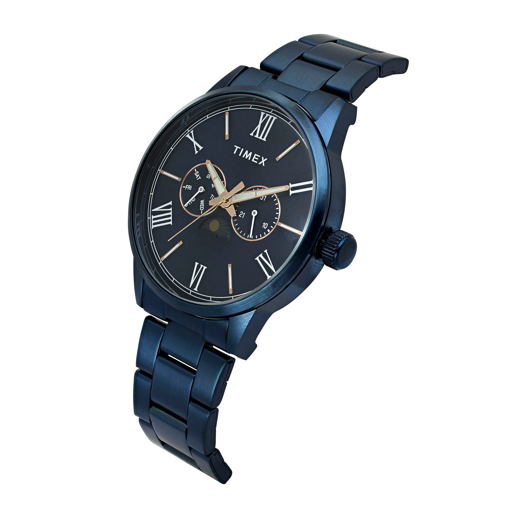 TIMEX Blue Round Dial Analog Men's Watch - TWEG19946 - Image 2